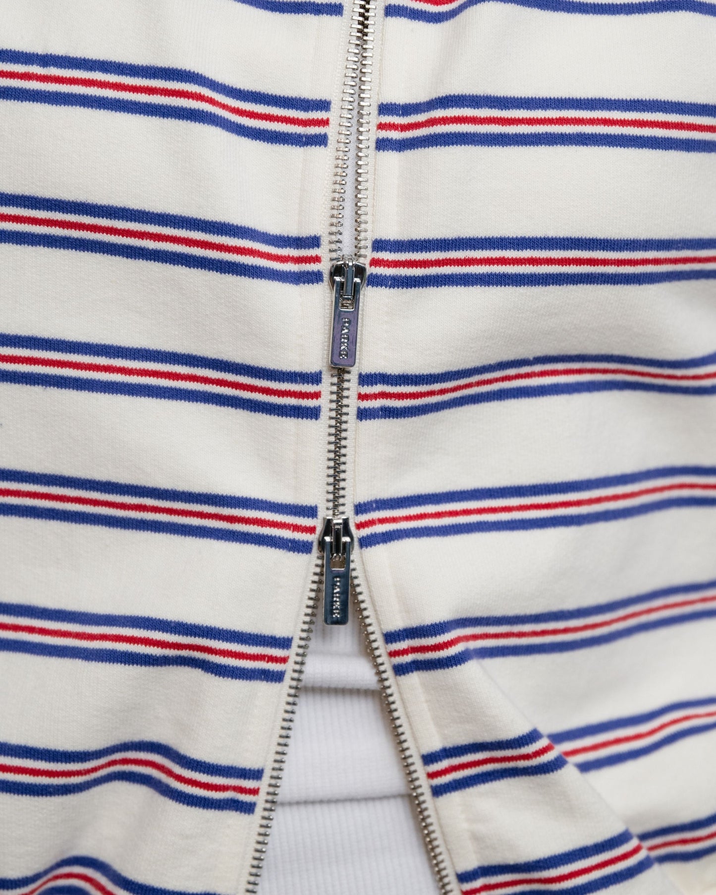 Zip Up Mockneck - Anchor Stripe