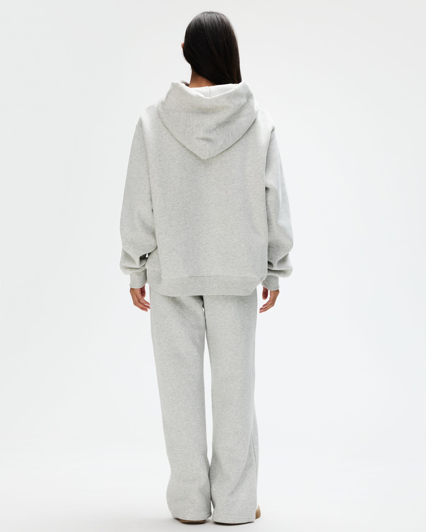 OG Varsity Hoodie Sweatshirt - Classic Grey + Denim