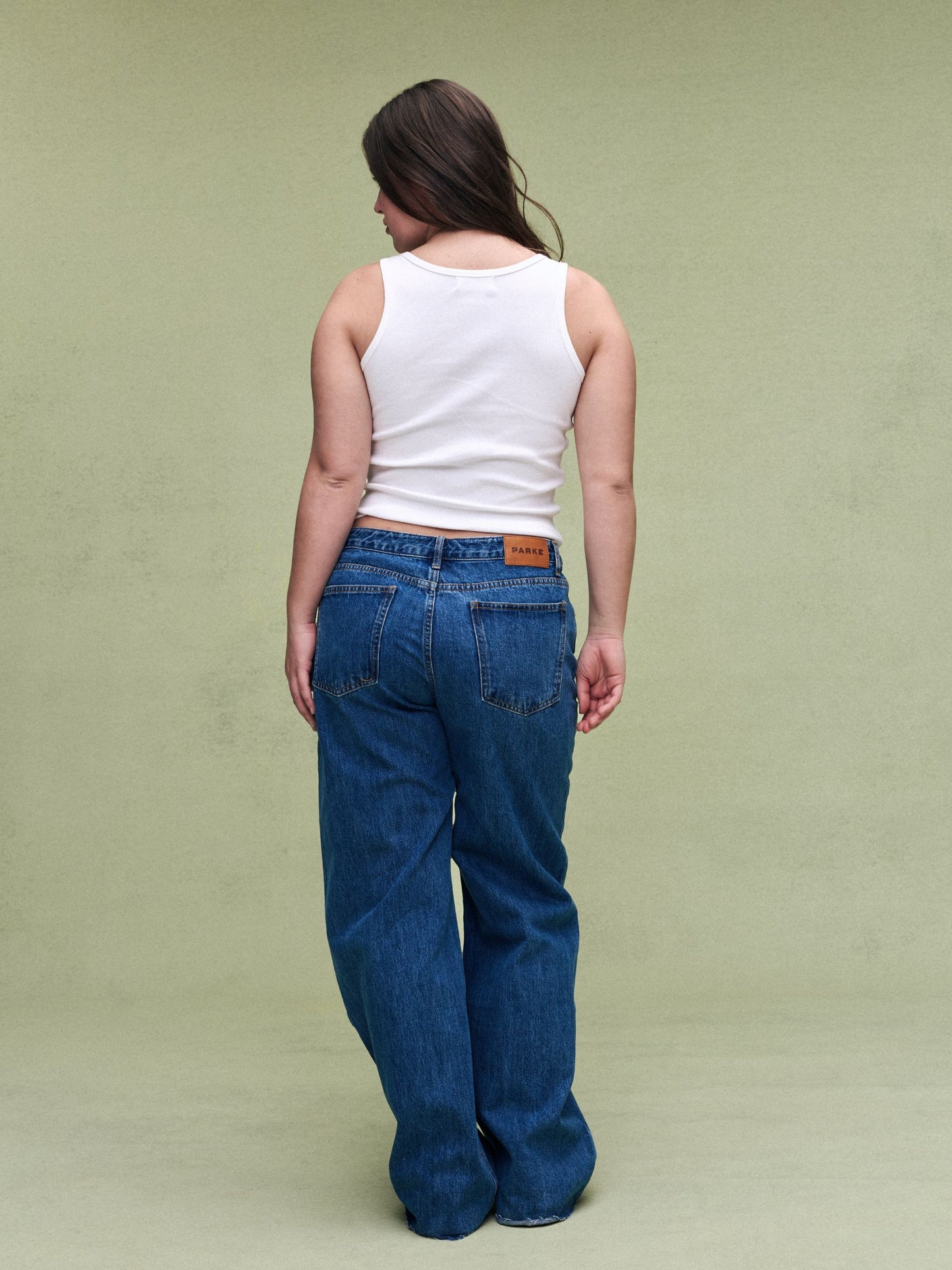 Low Rise Baggy Jeans - Medium Wash