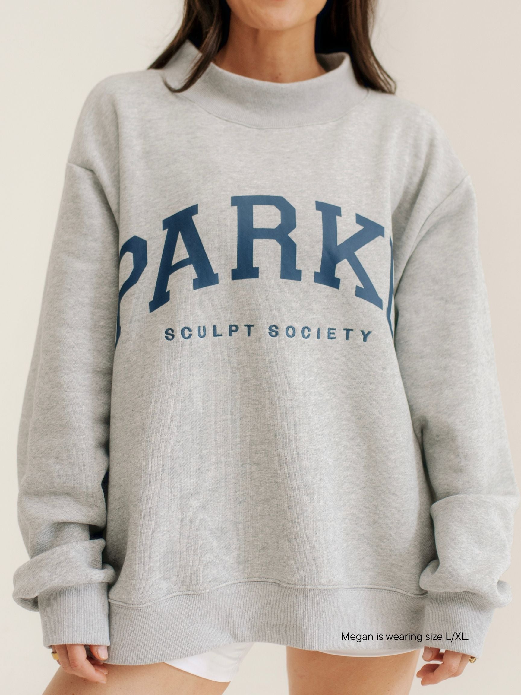 sculpt society mockneck -classic grey