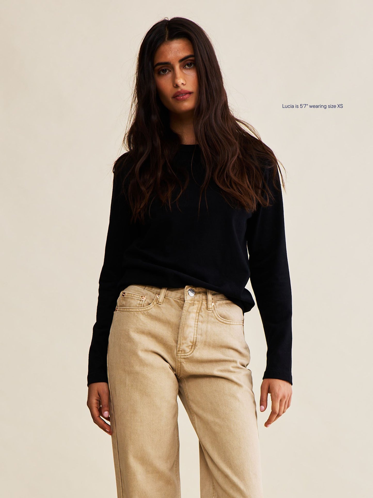 long sleeve core shirt -black