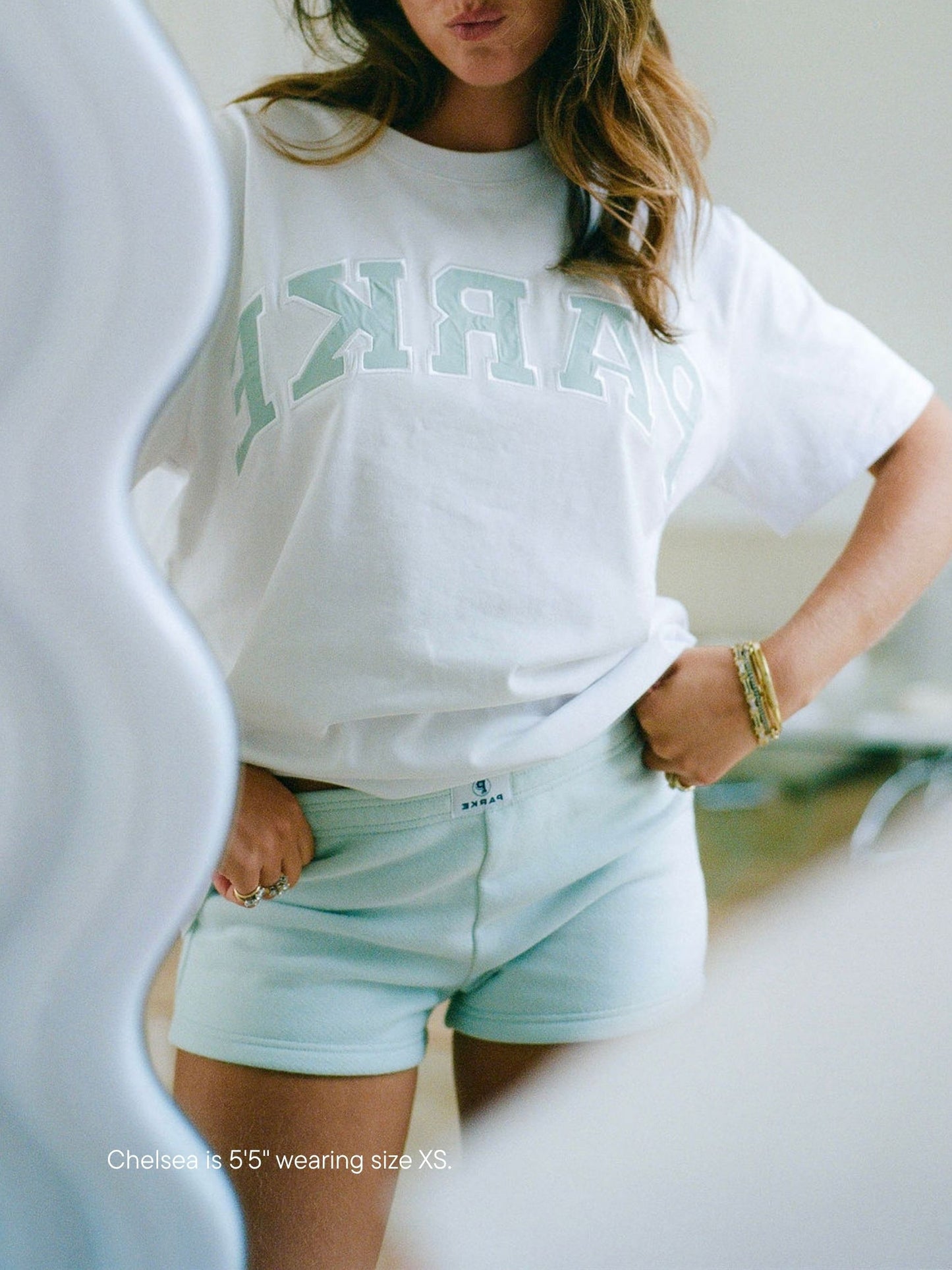 mini sweatshorts -something blue