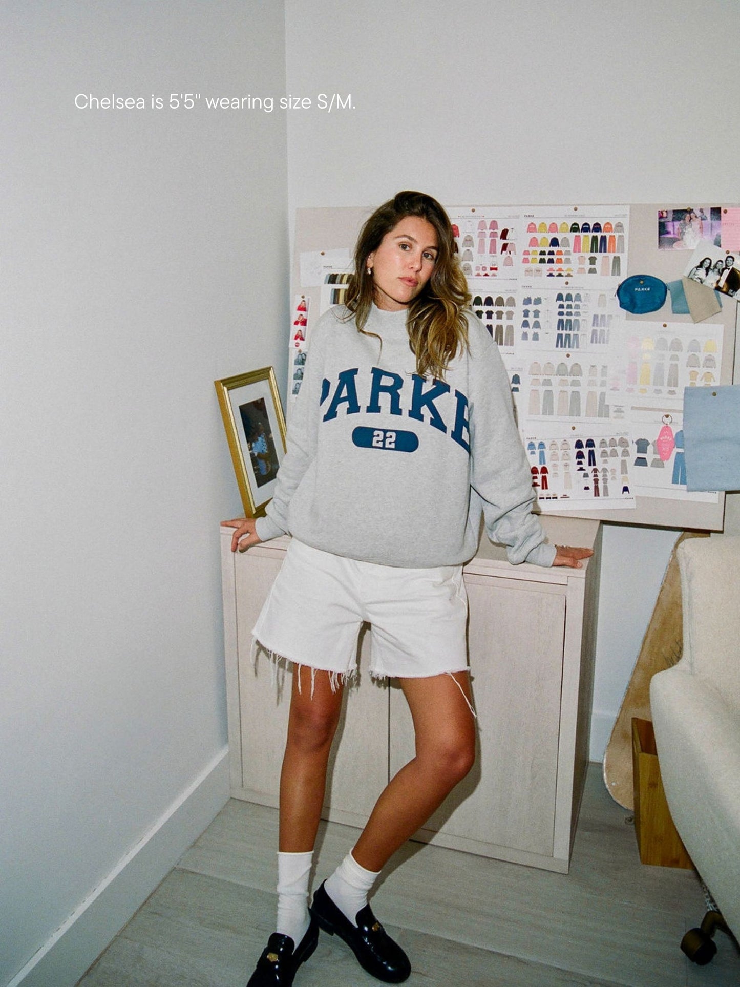 '22 varsity mockneck -classic grey