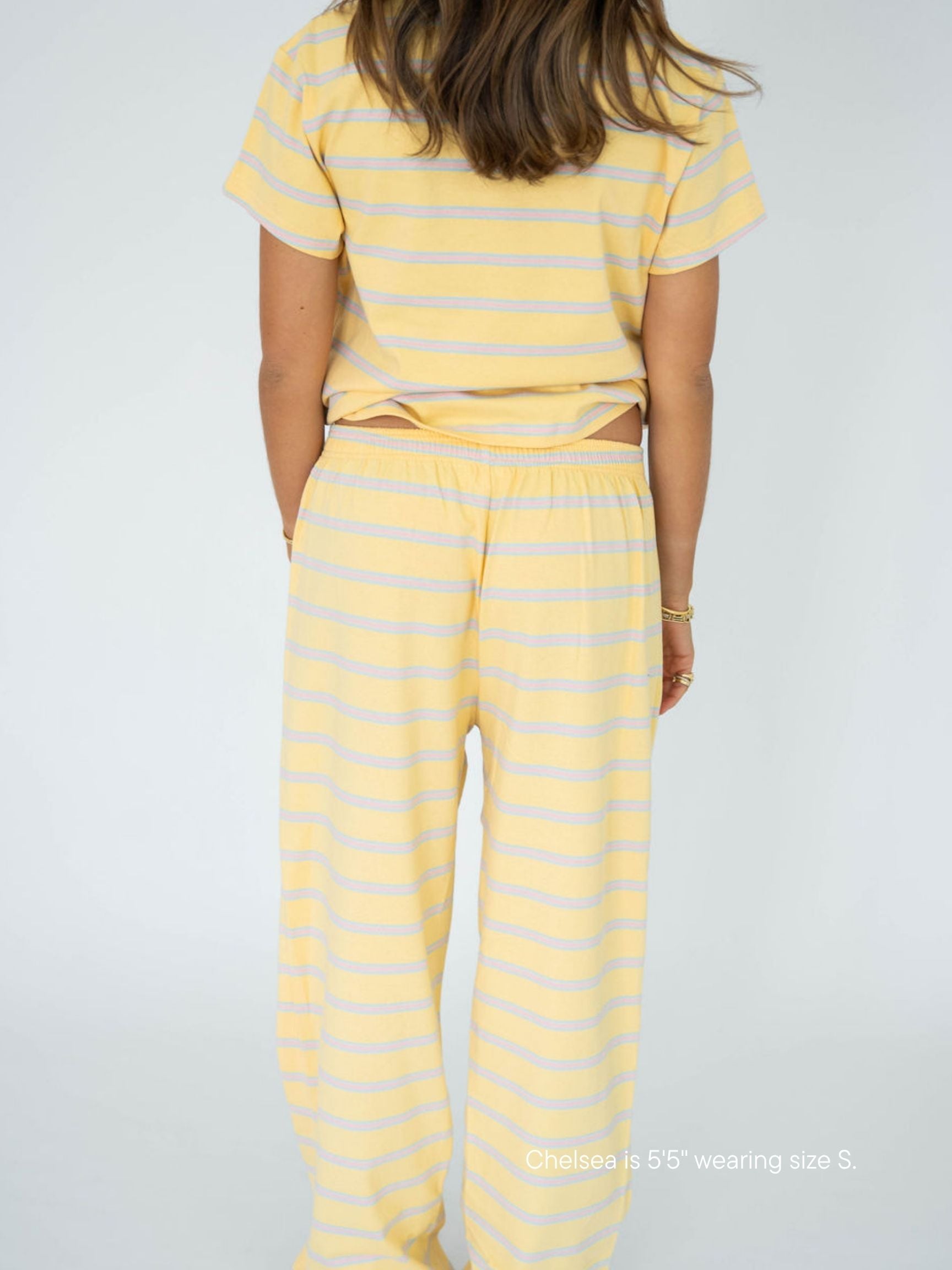 striped cotton boxer pants -birthday stripe