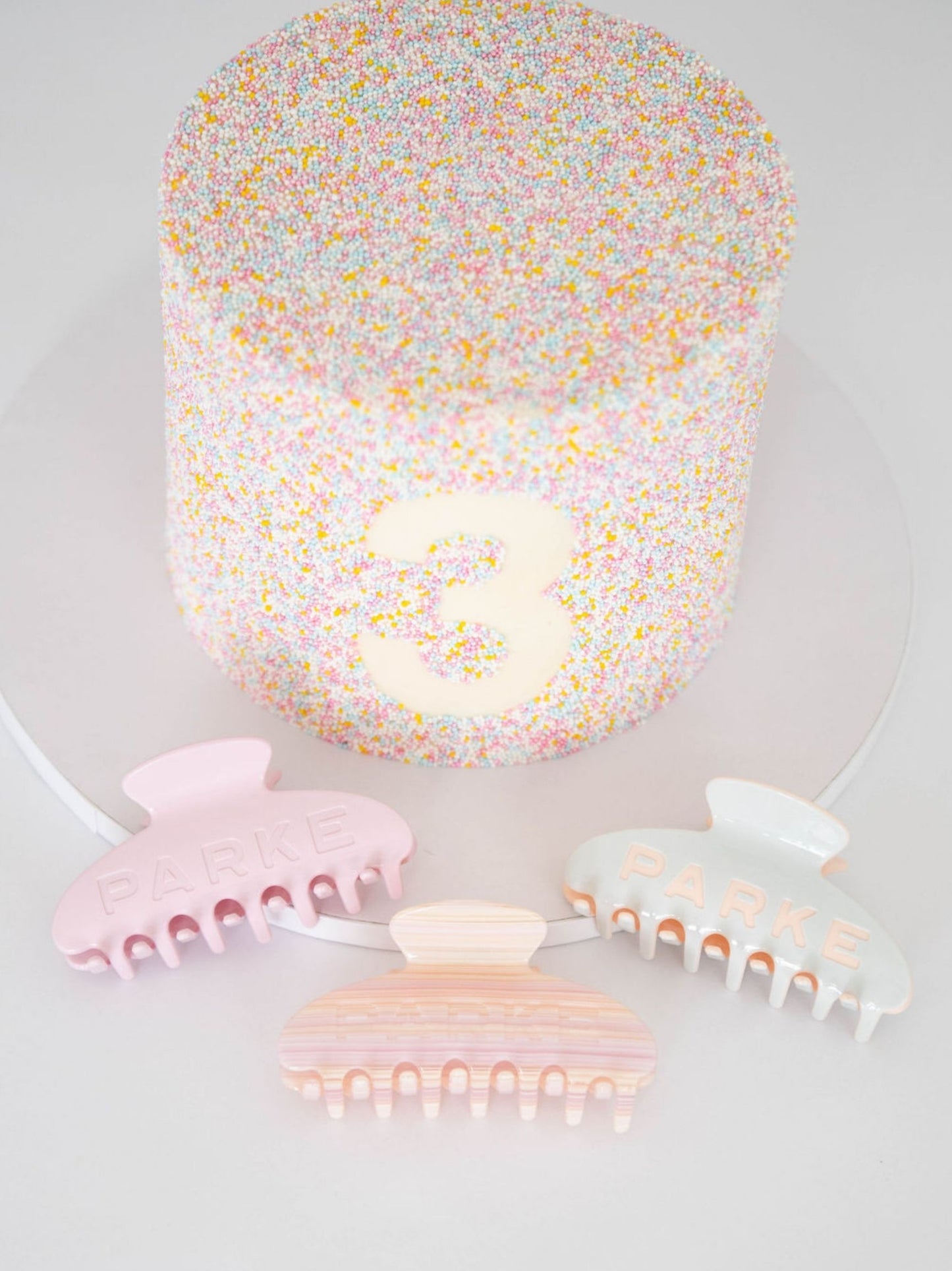 claw clip -cotton candy