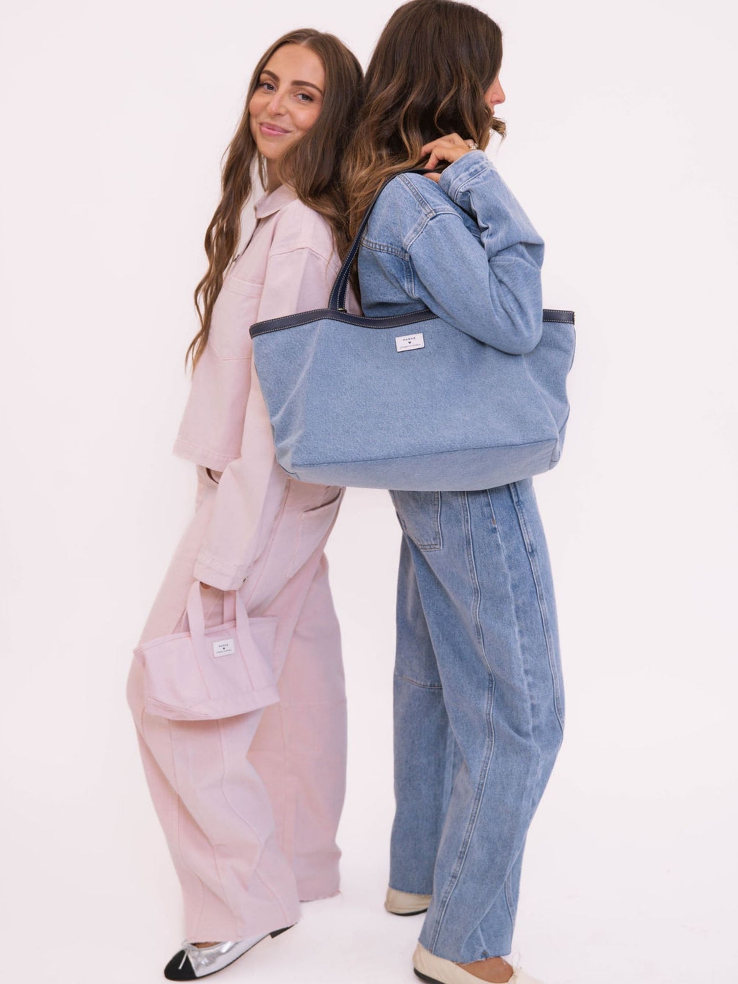 carry all tote flay lay -vintage wash