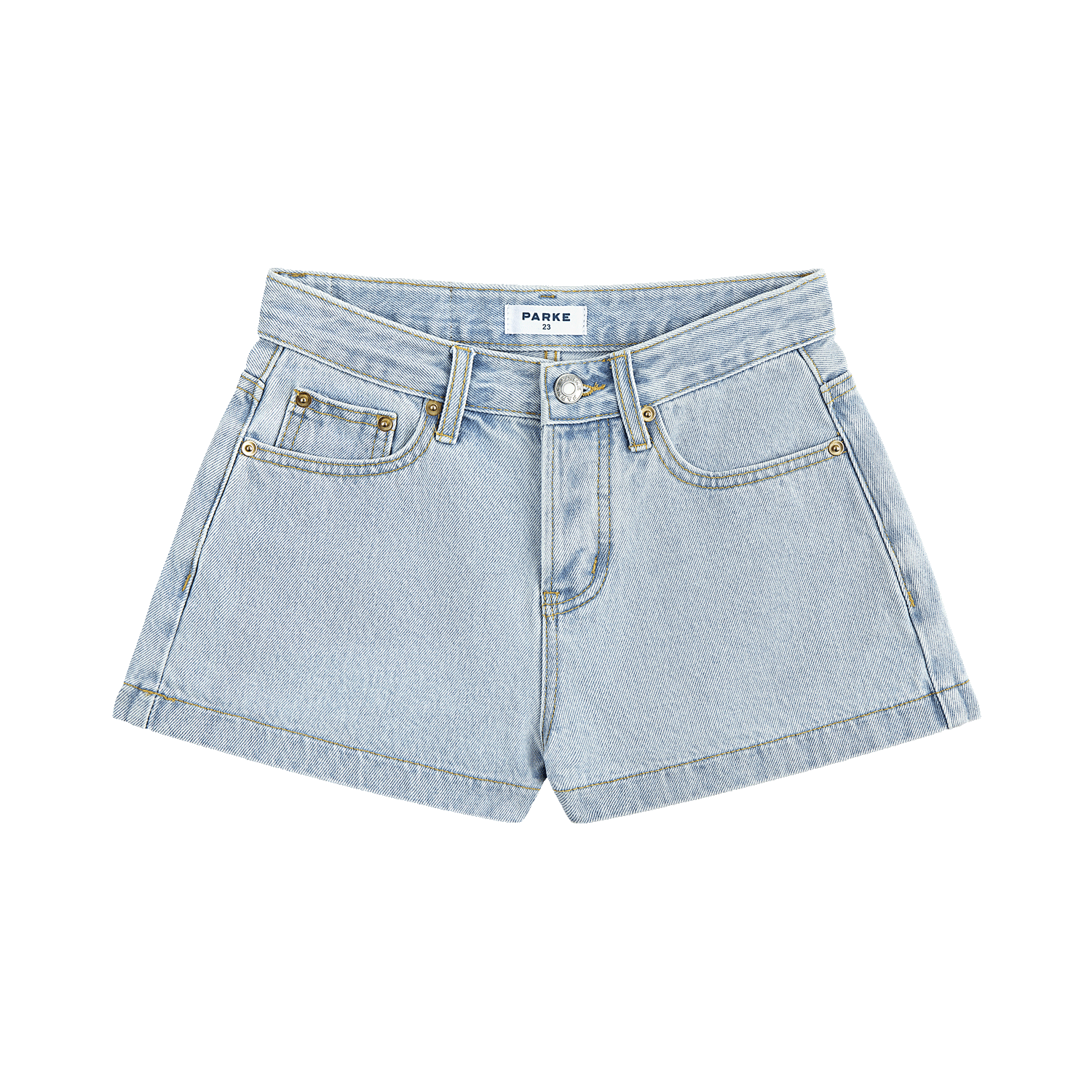 Denim Mini Shorts - Light Wash – PARKE