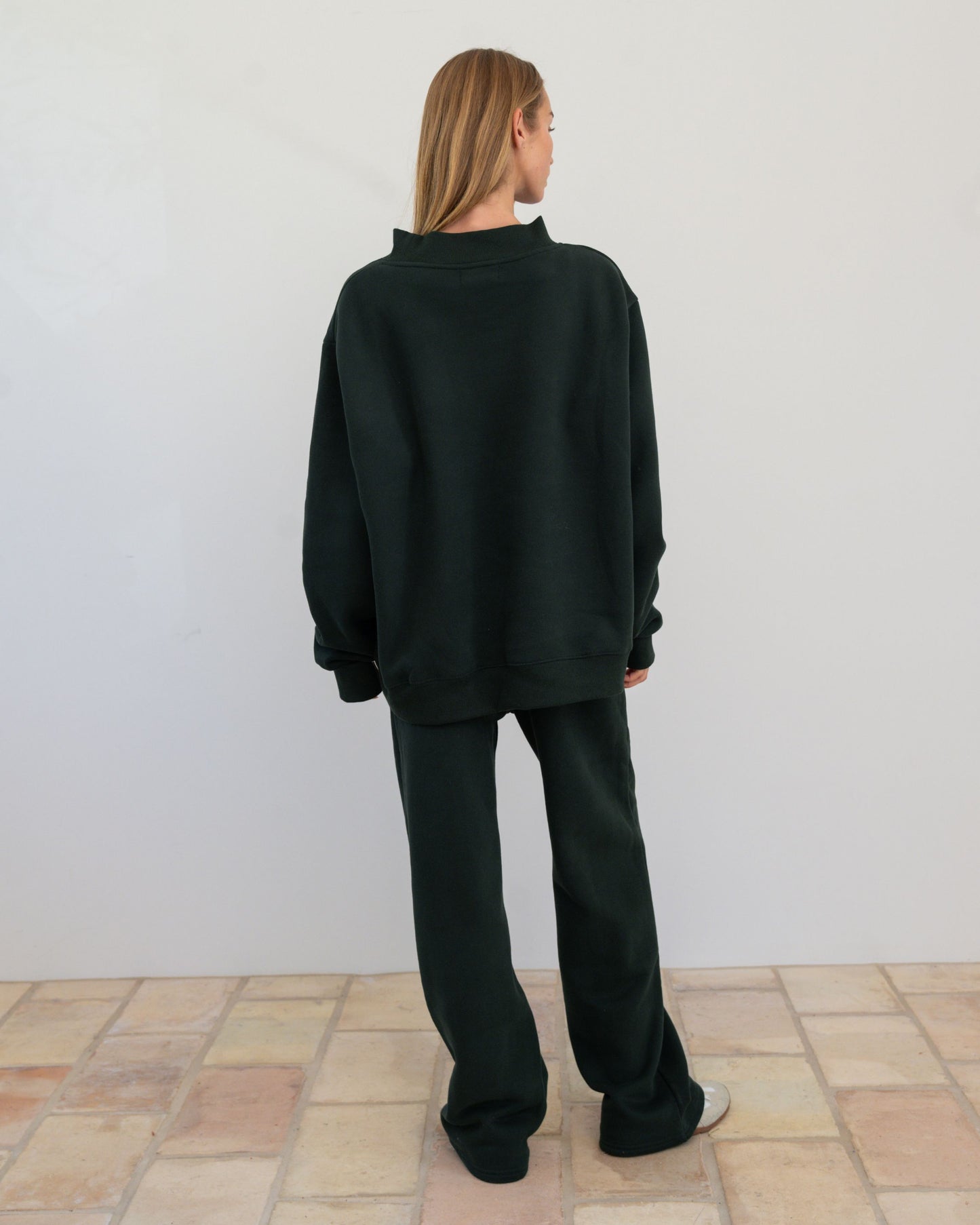 Varsity Mockneck - Forest