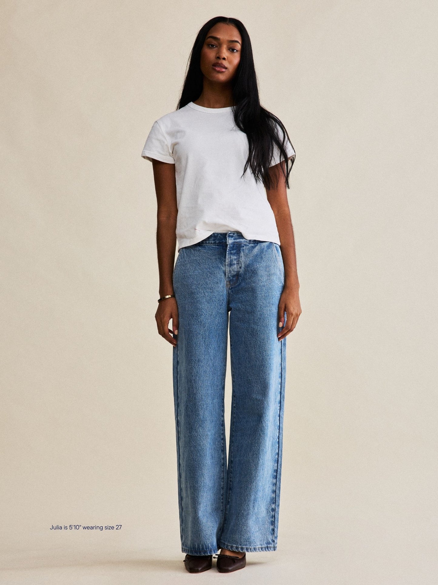 trouser jean -vintage wash