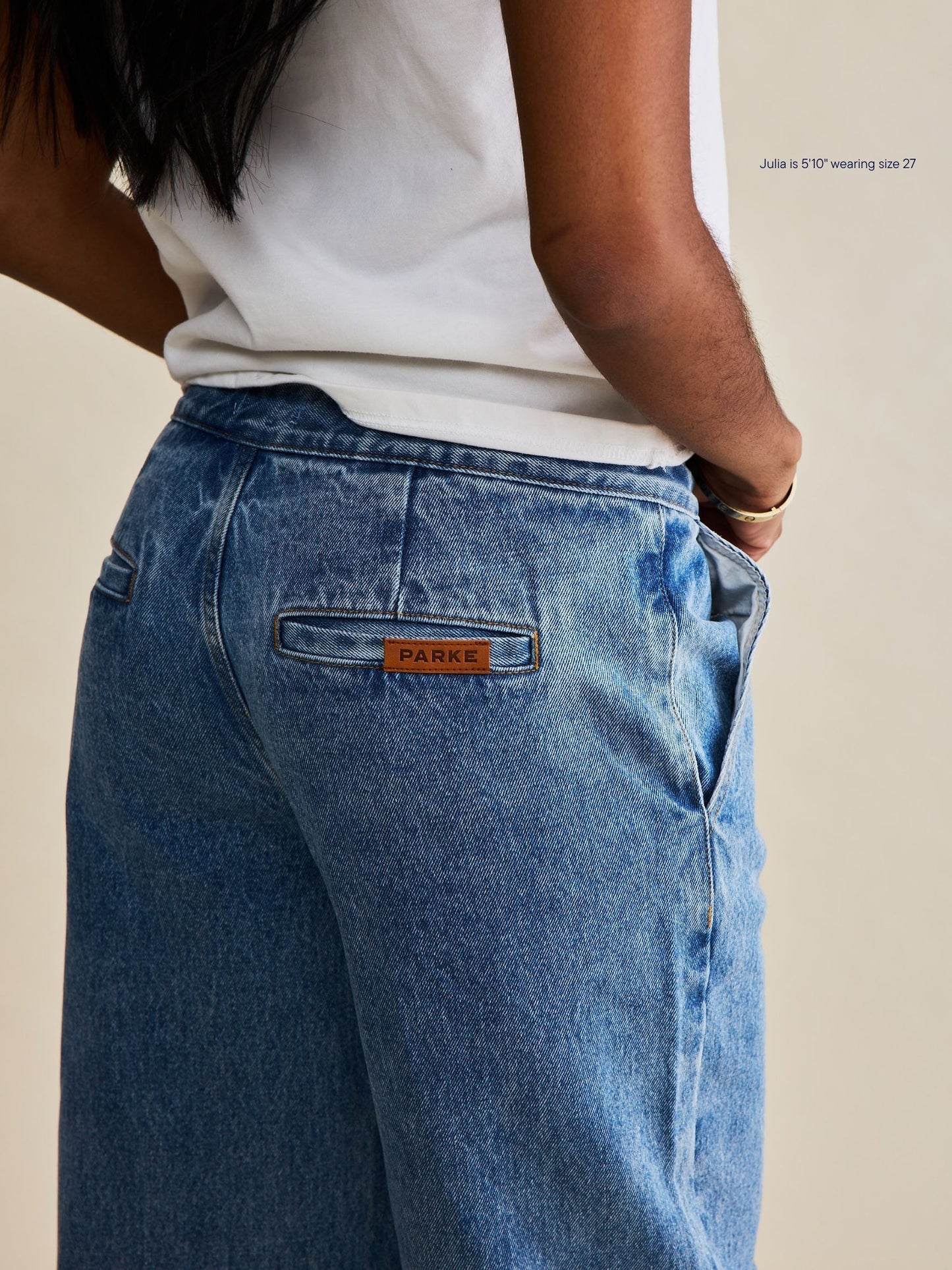 trouser jean -vintage wash