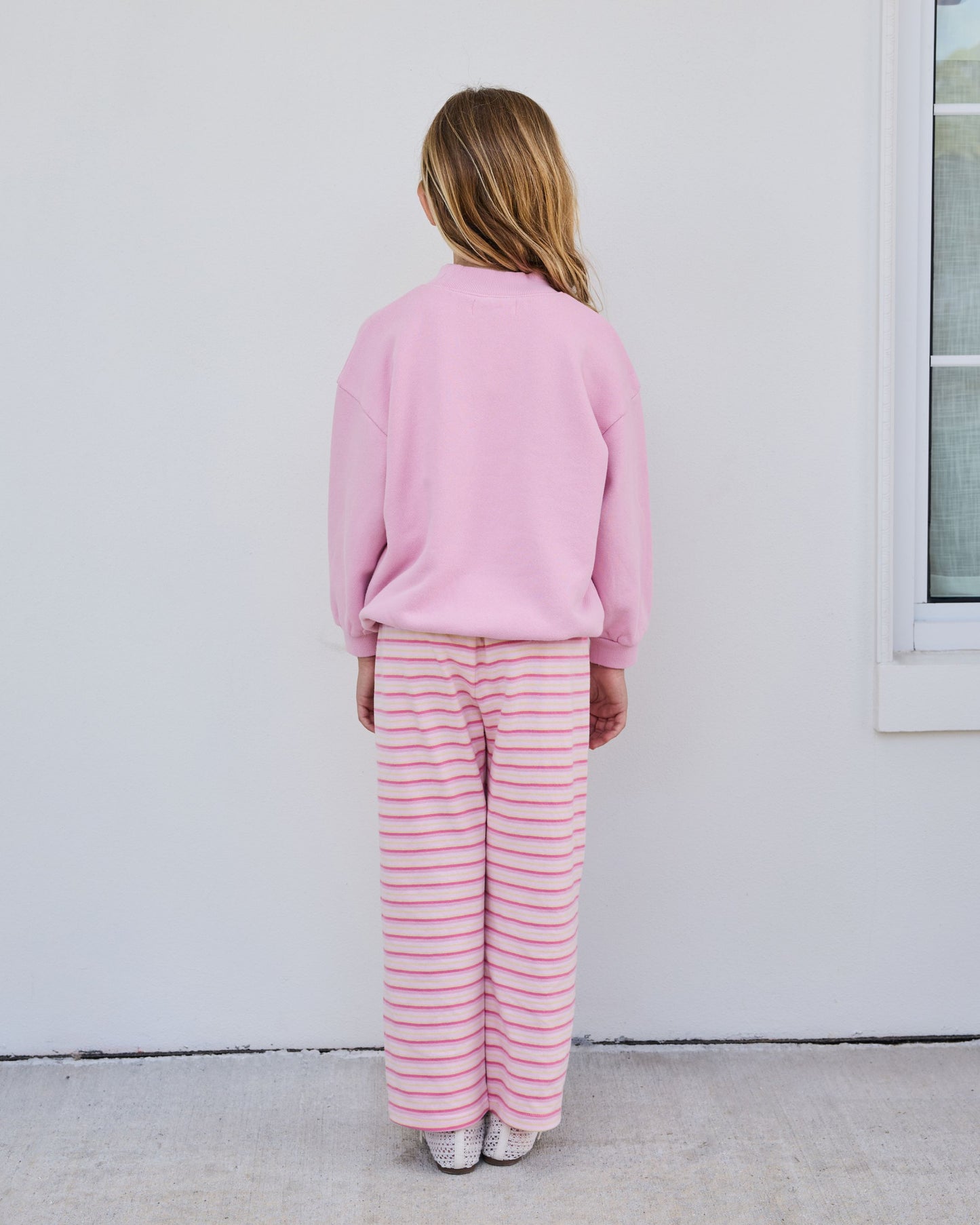 Kids Varsity Mockneck - Sweetpea