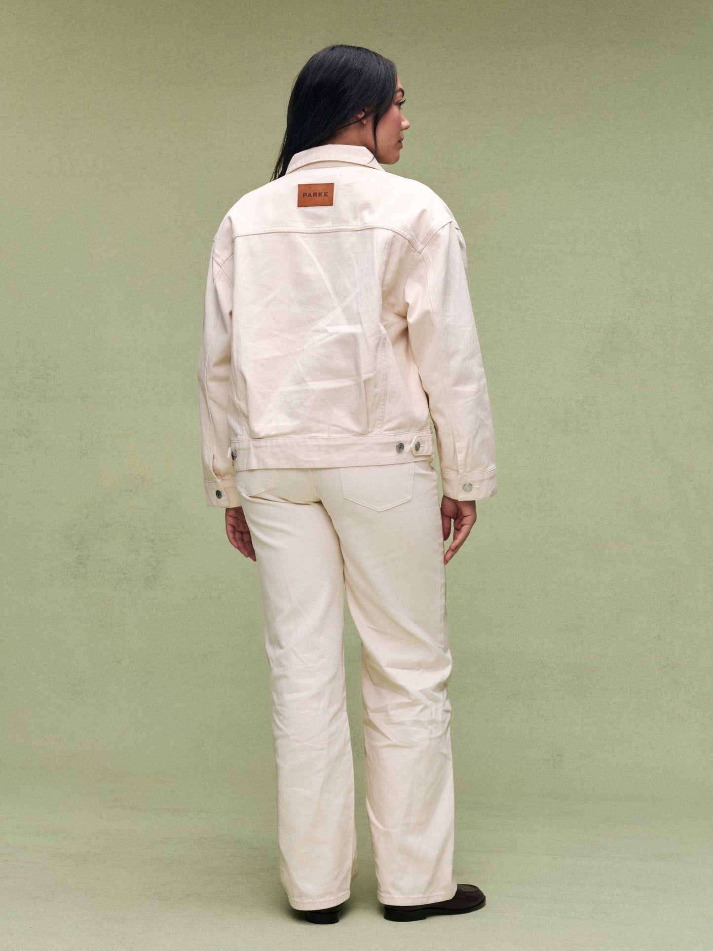 Classic Straight Jeans - Cream