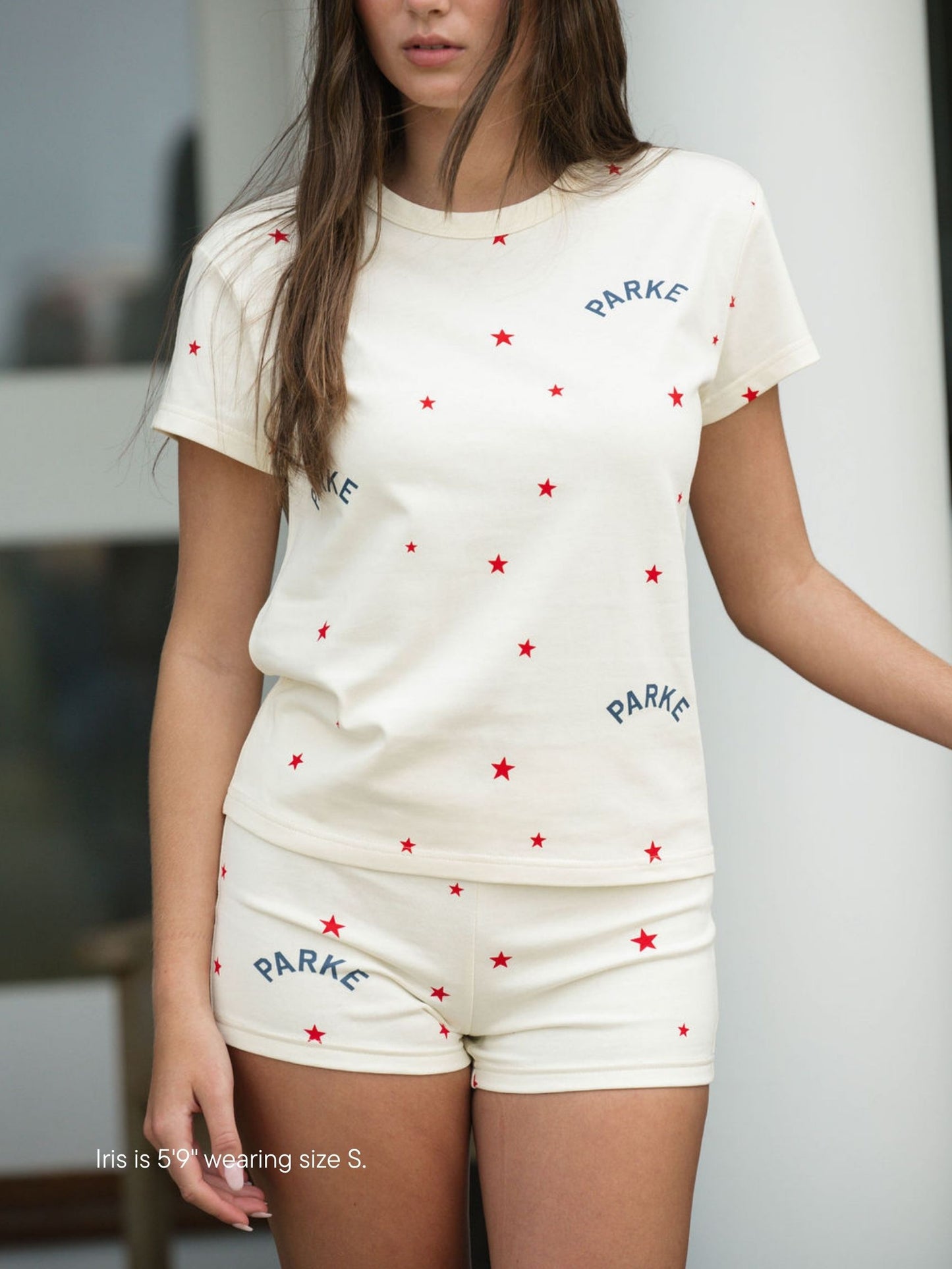 cotton tee -star print