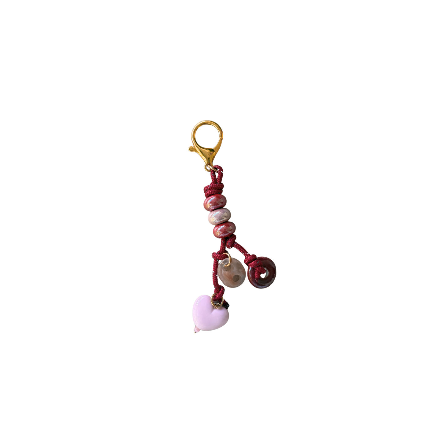 Parke x Timeless Pearly Keychain -crimson