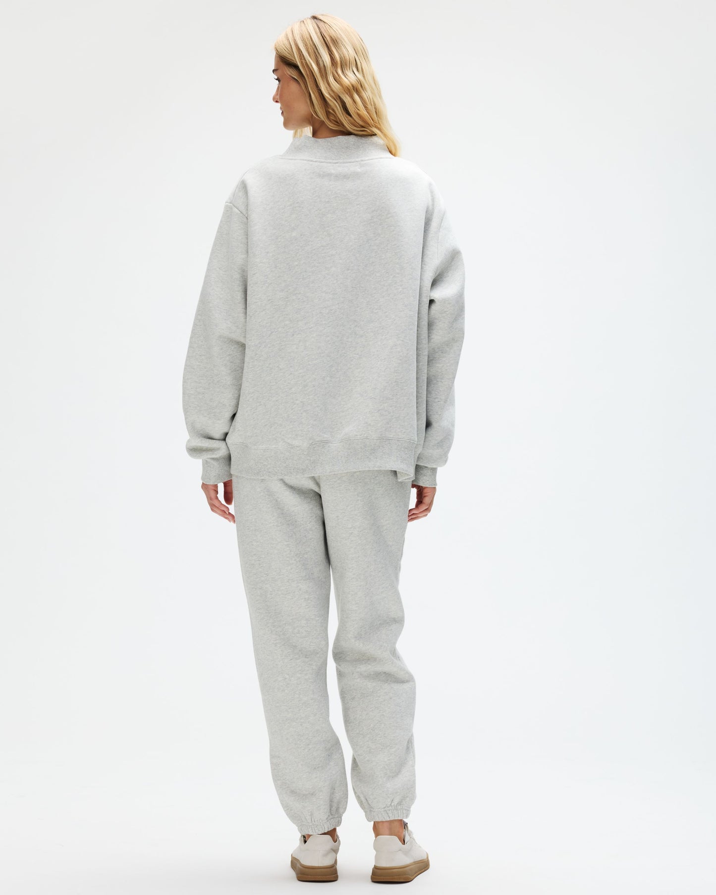 OG Varsity Mockneck - Classic Grey + Denim