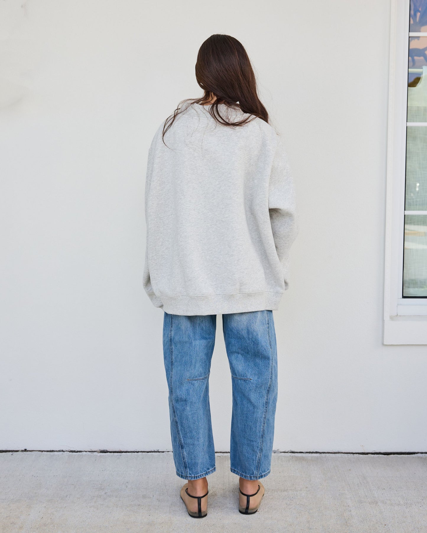 OG Varsity Mockneck - Classic Grey + Denim