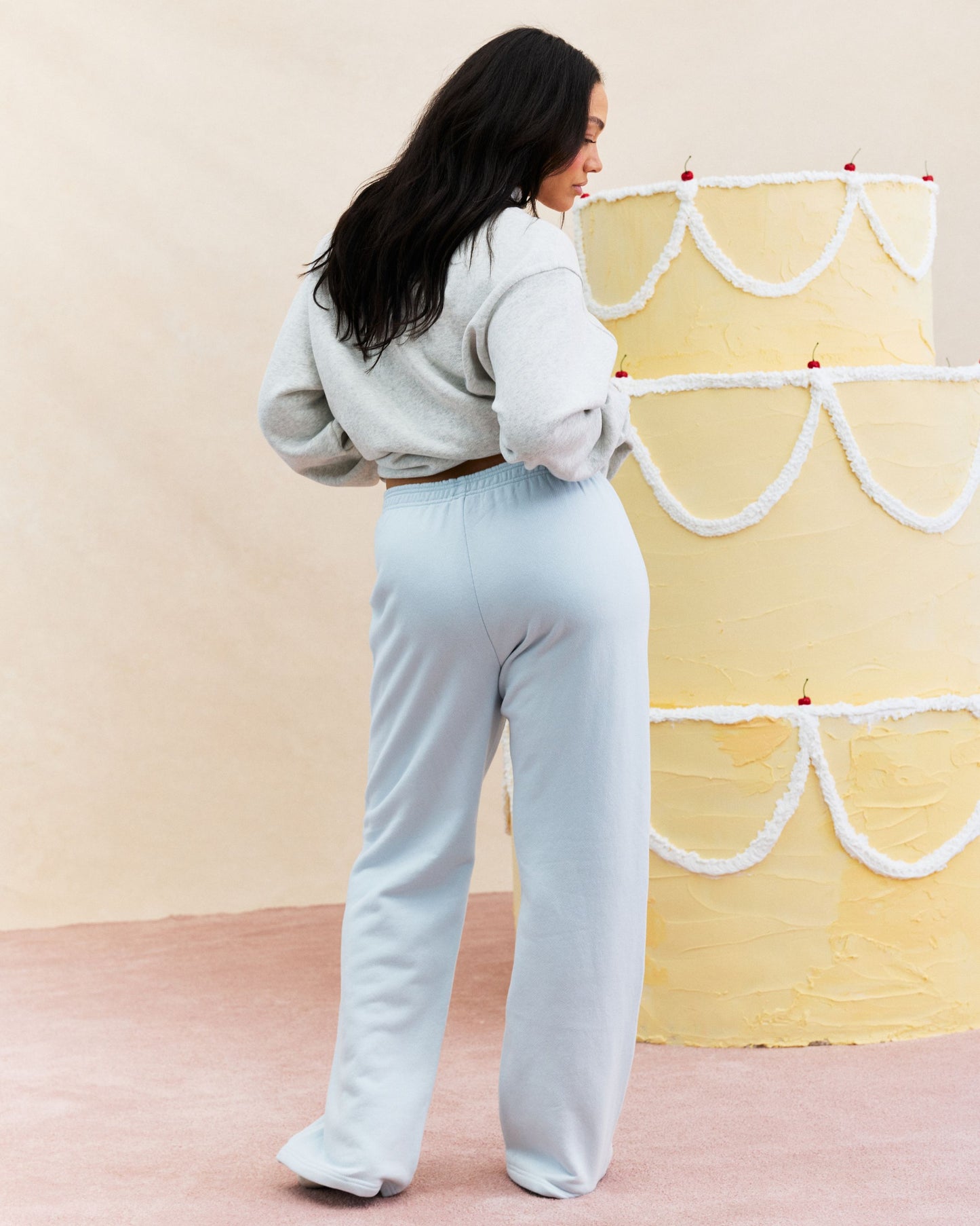 Boxer Sweatpants - Frosting