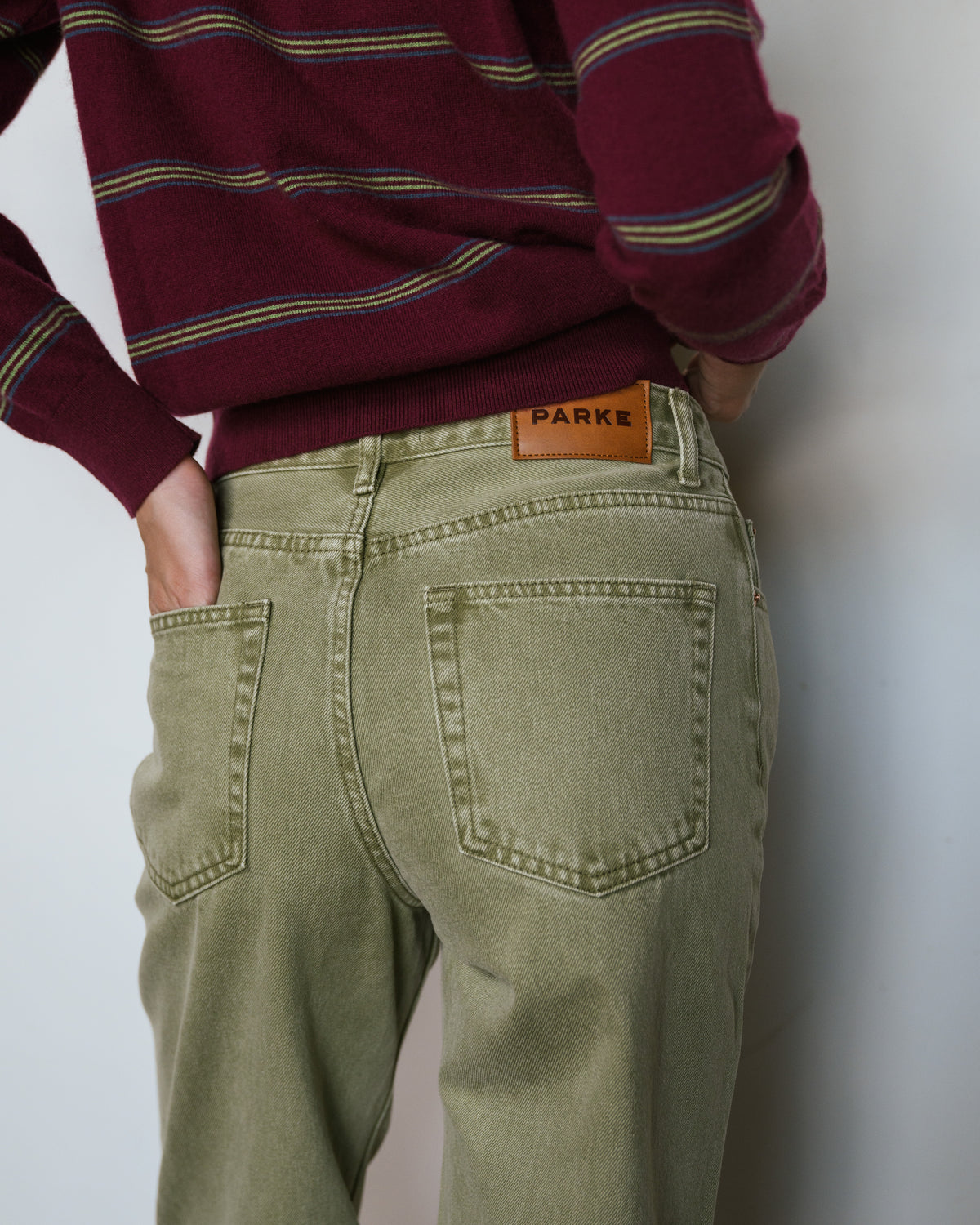 Classic Straight Jeans - Moss