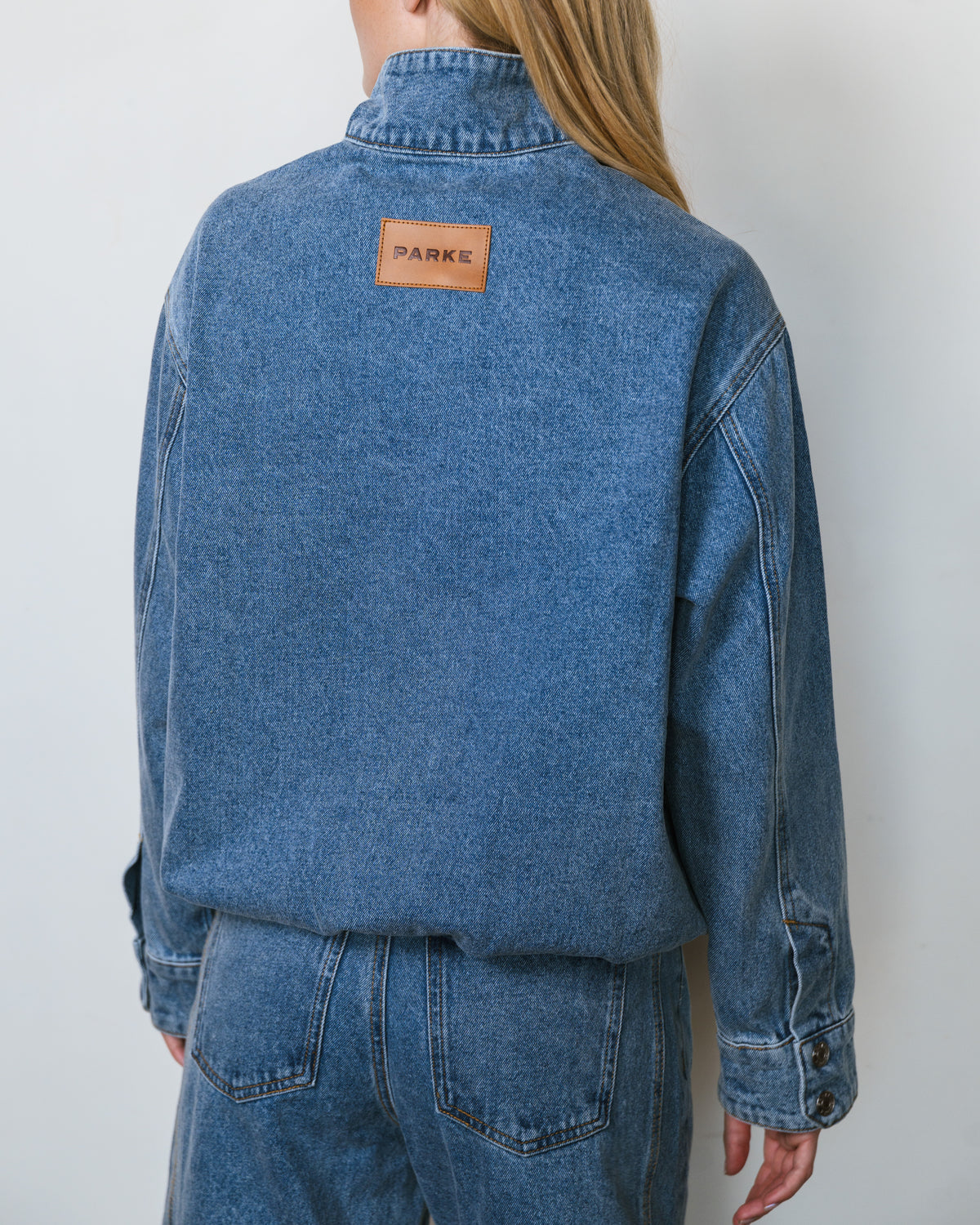 Denim Pullover Jacket - Vintage Wash