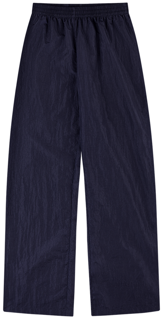 nylon pants -navy