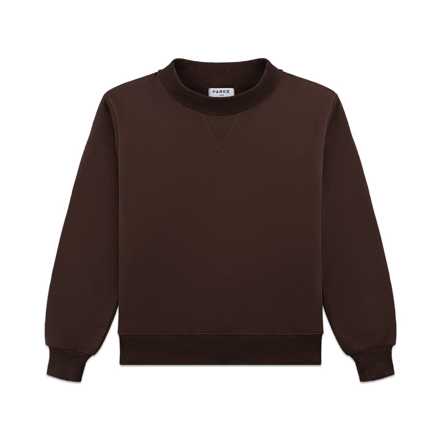 classic mockneck -chocolate