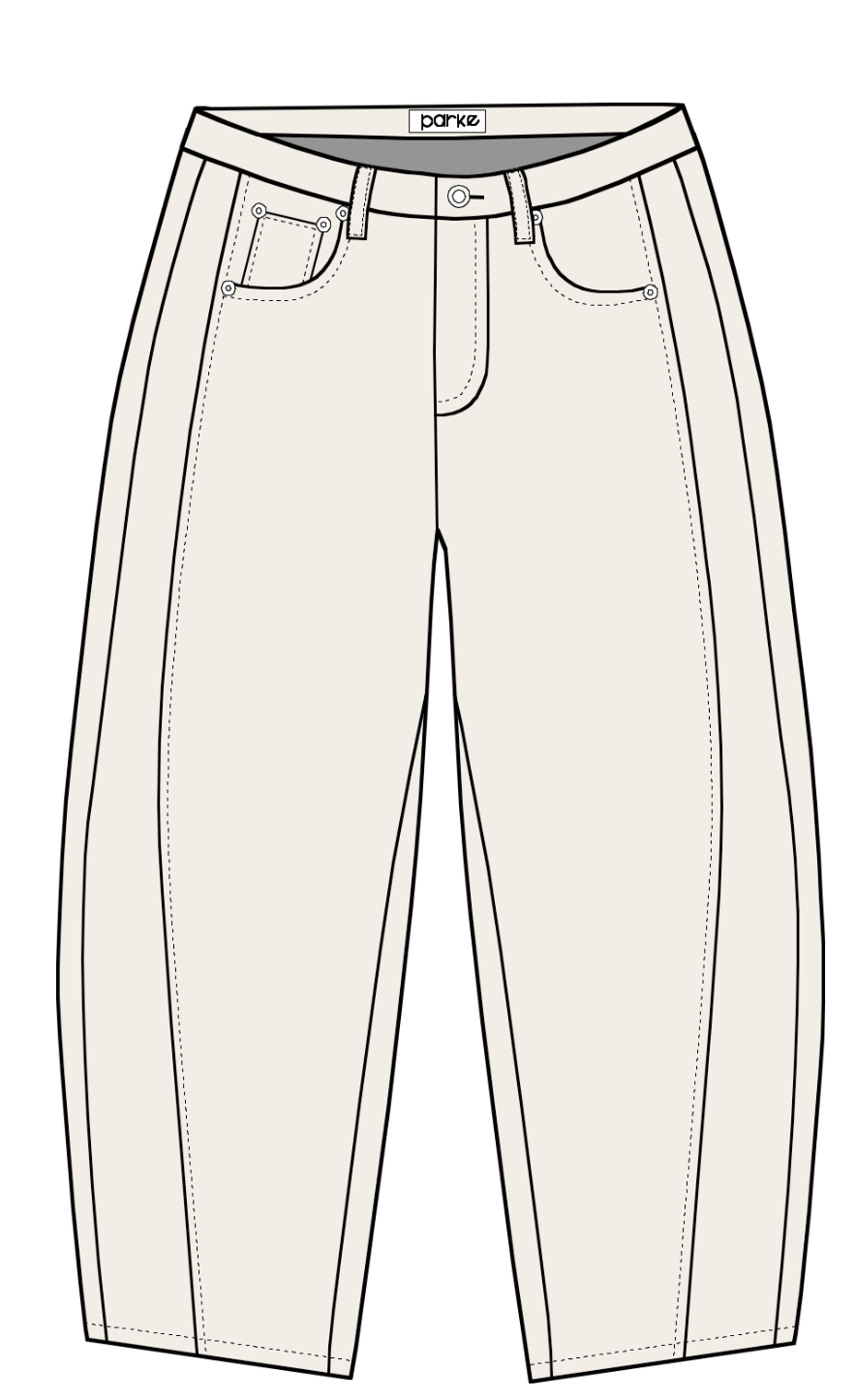 Cotton Twill Horseshoe Pants