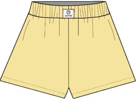cotton boxer shorts flat lay -peel