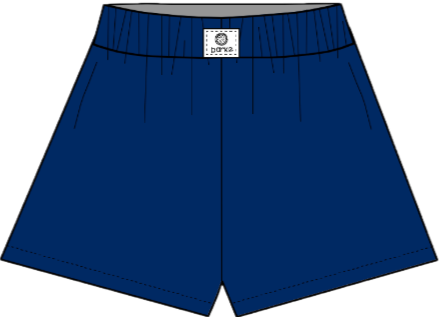 cotton boxer shorts flat lay -denim