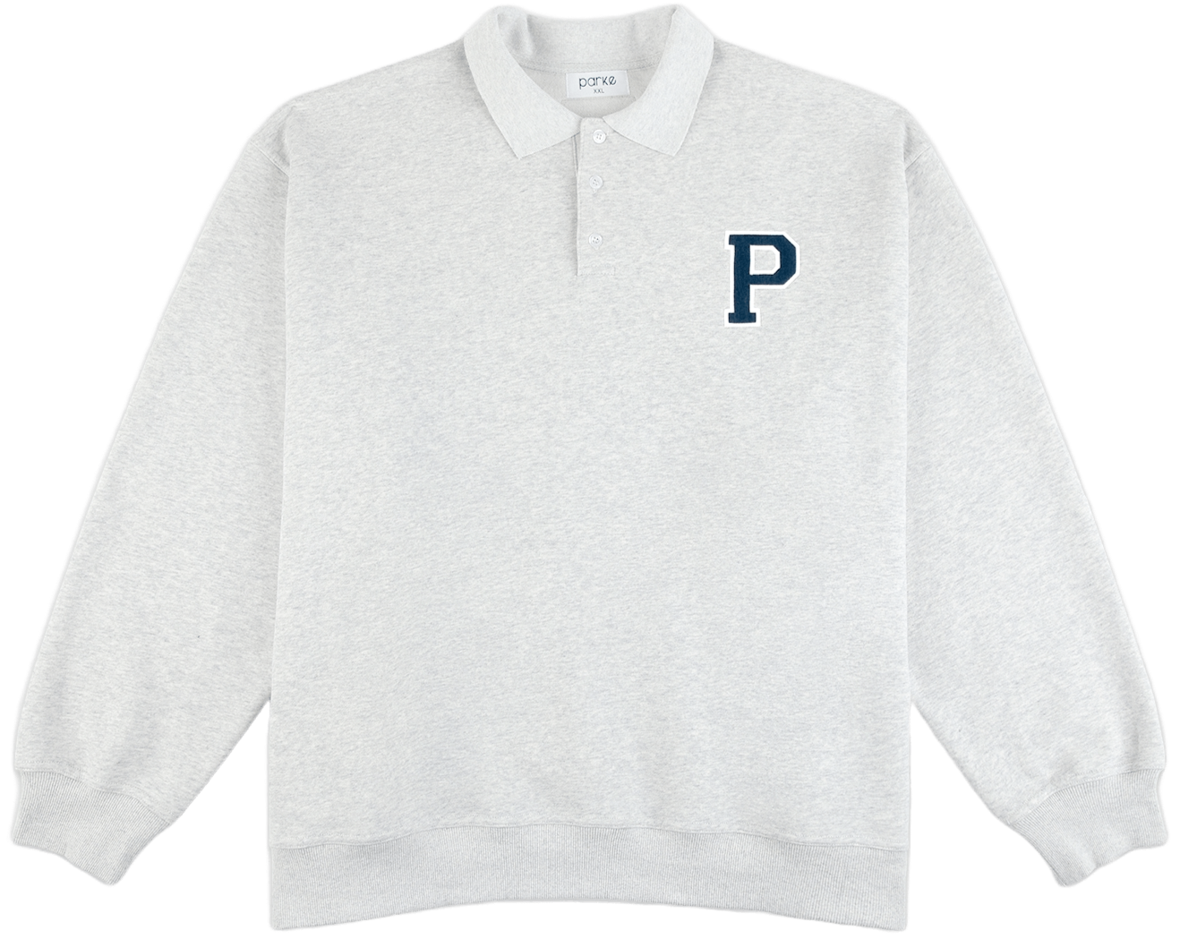 sweat rugby flat lay - classic grey