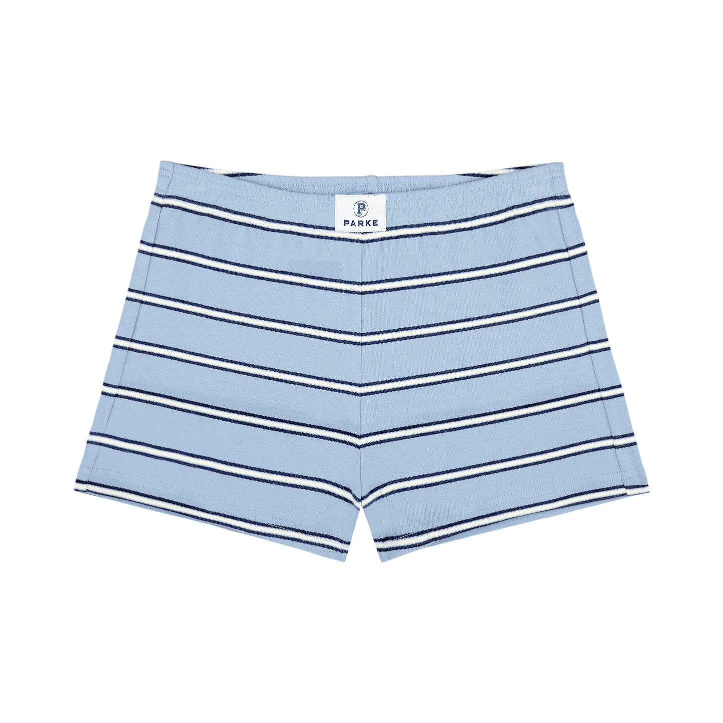 Maggie & Emma Cotton Mini Short -sky stripe