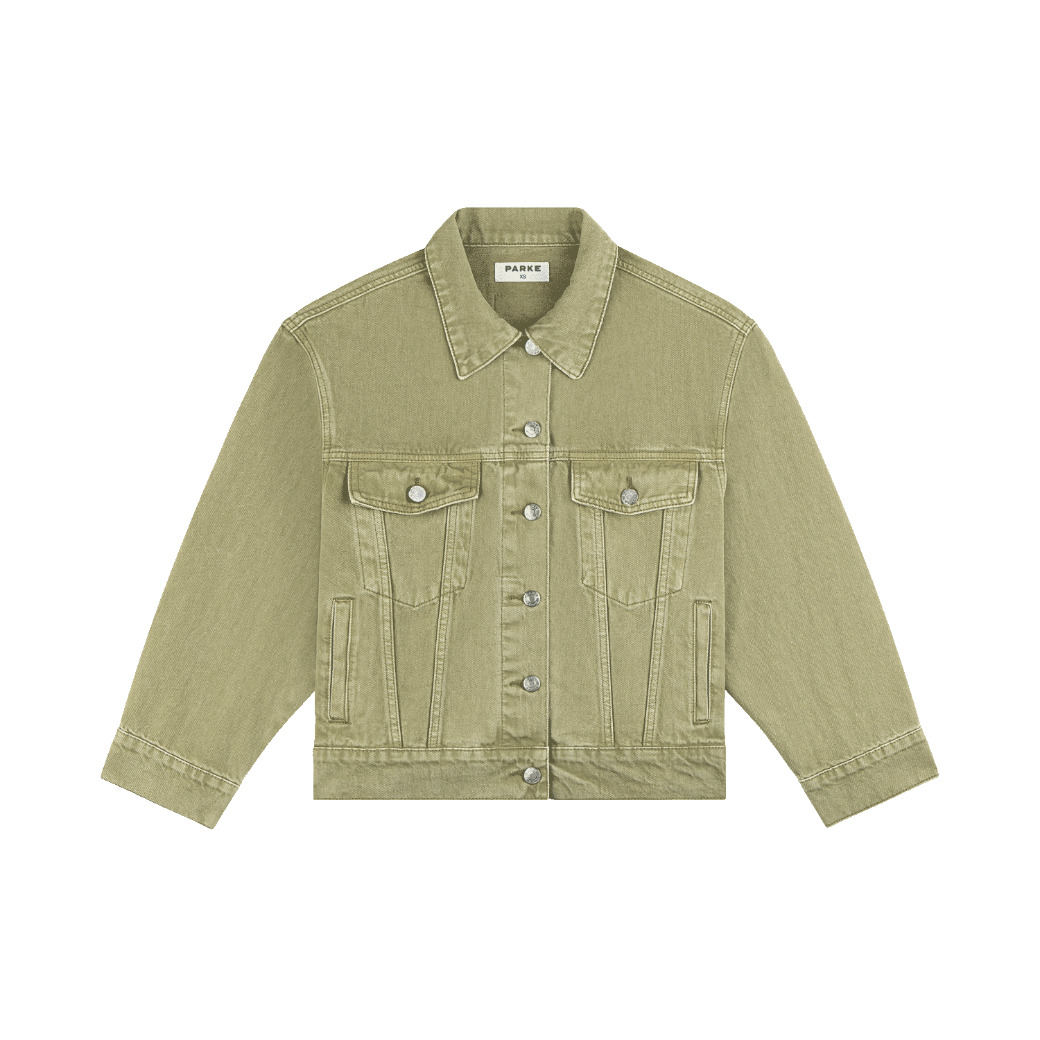 Oversized Denim Jacket - Moss – PARKE