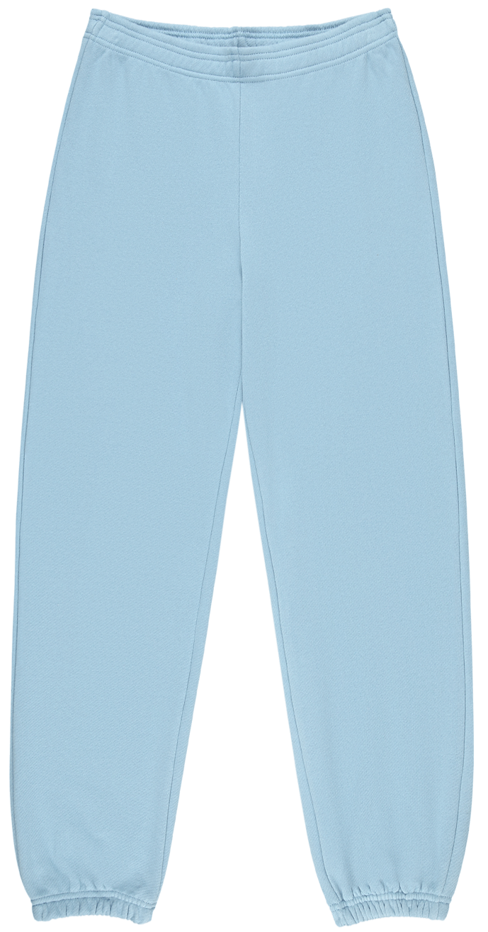 unisex sweats flat lay -sky