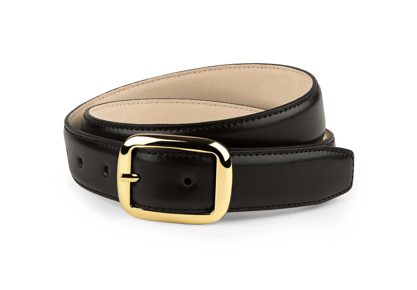 parke x aureum belt flat lay -black