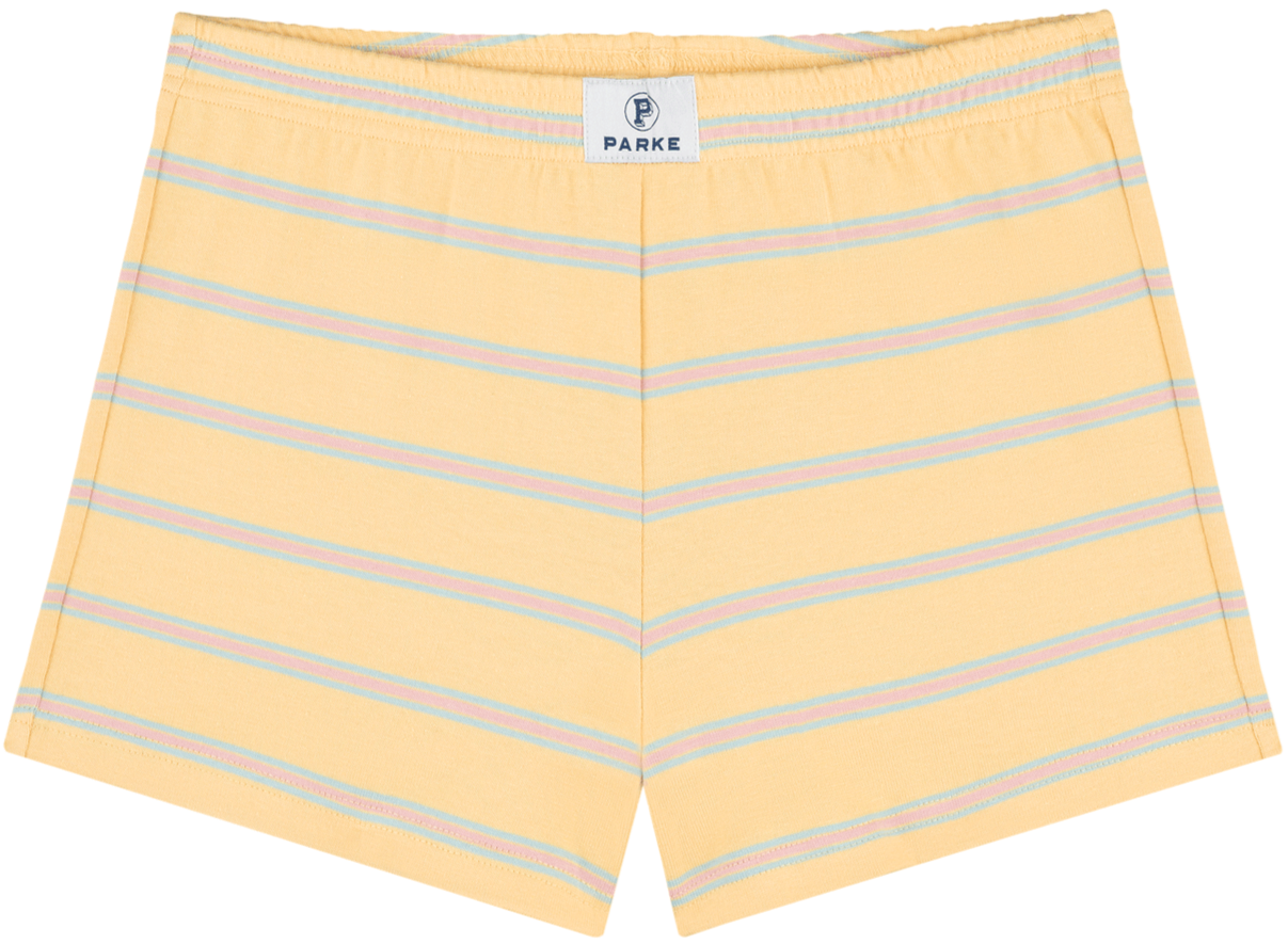 cotton mini short -birthday stripe