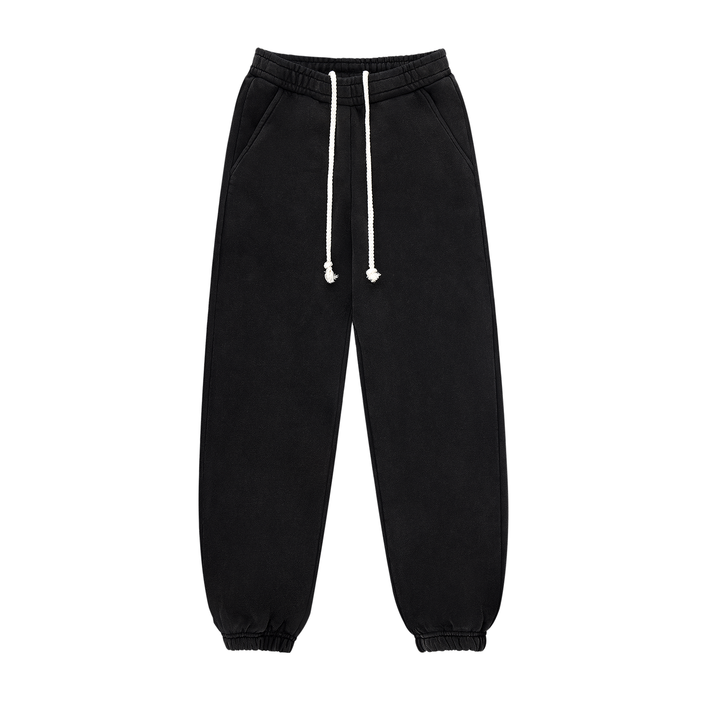 Halloween Unisex Sweats flat lay -acid wash black