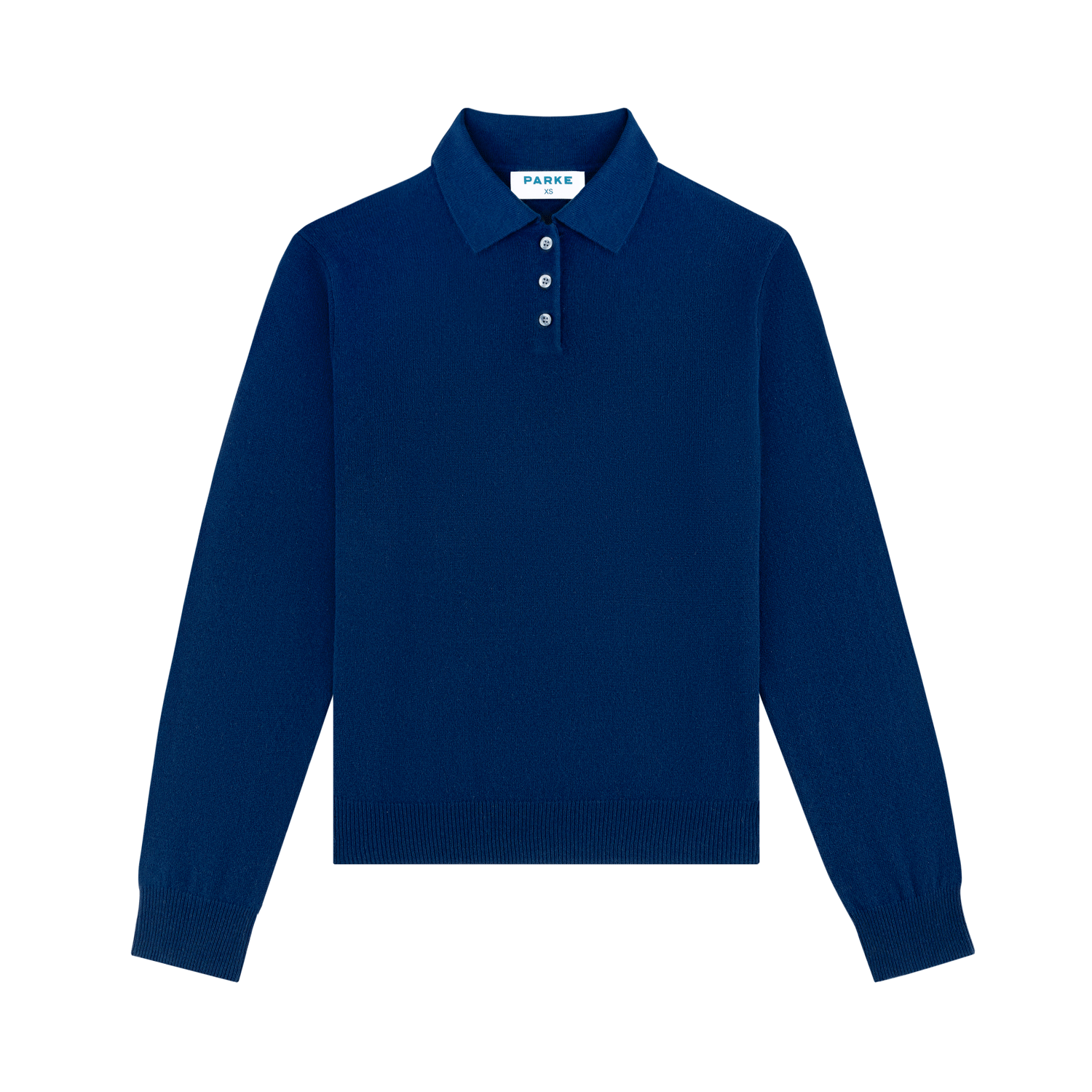 YAECA PARK｜24SS Long Sleeve Polo（Navy・L） Long Sleeve Classic Polo Sweater – PARKE