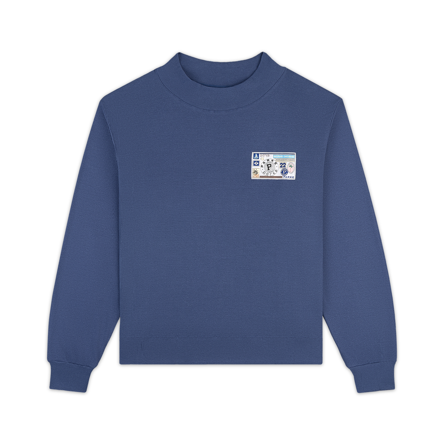 Ribbed Pullover With Nostalgia Patch