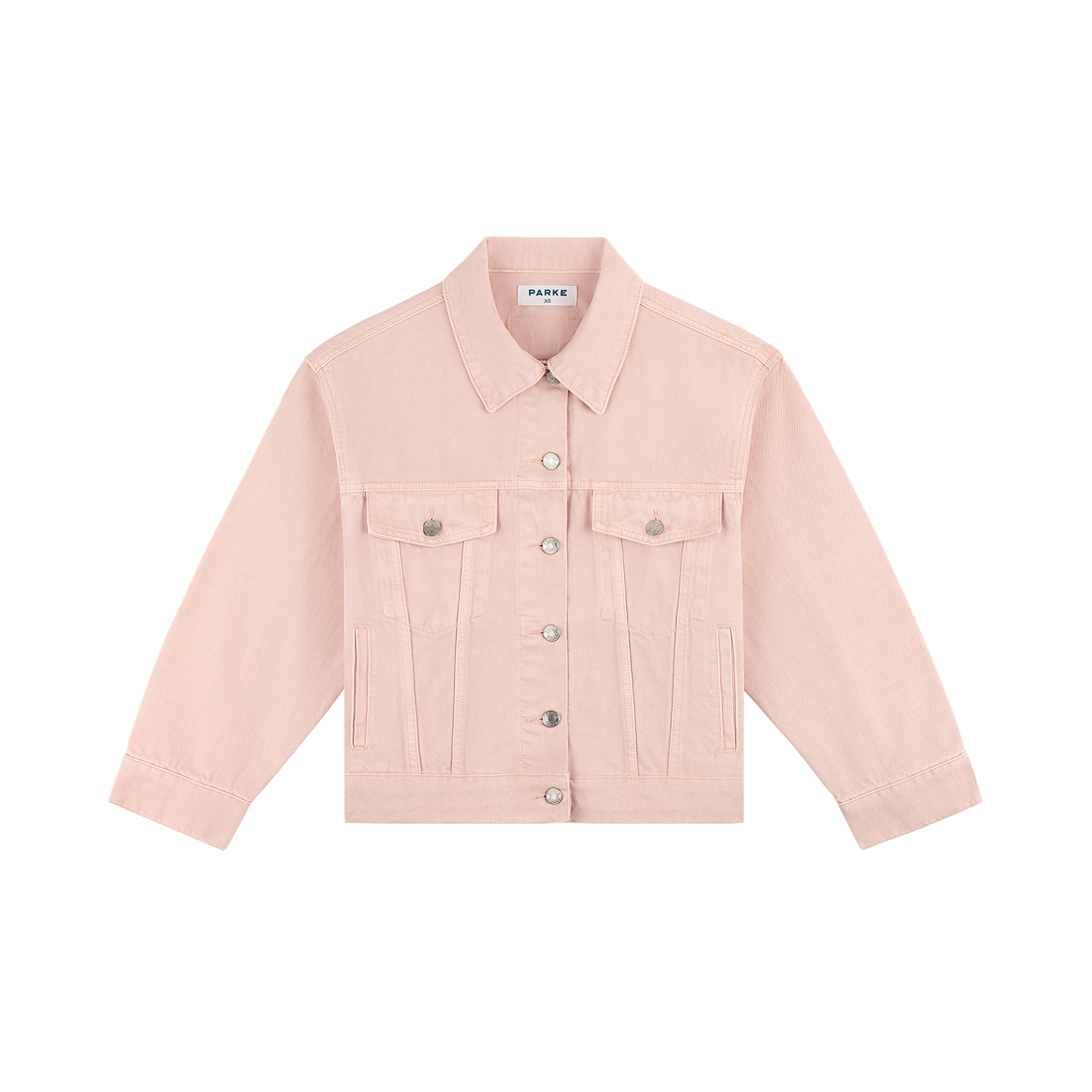 Oversized Denim Jacket - Pink – PARKE
