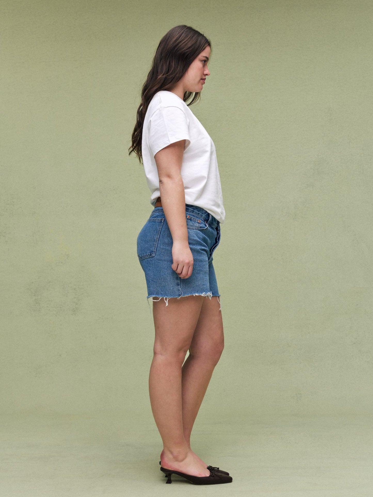 Long Baggy Shorts - Vintage Wash