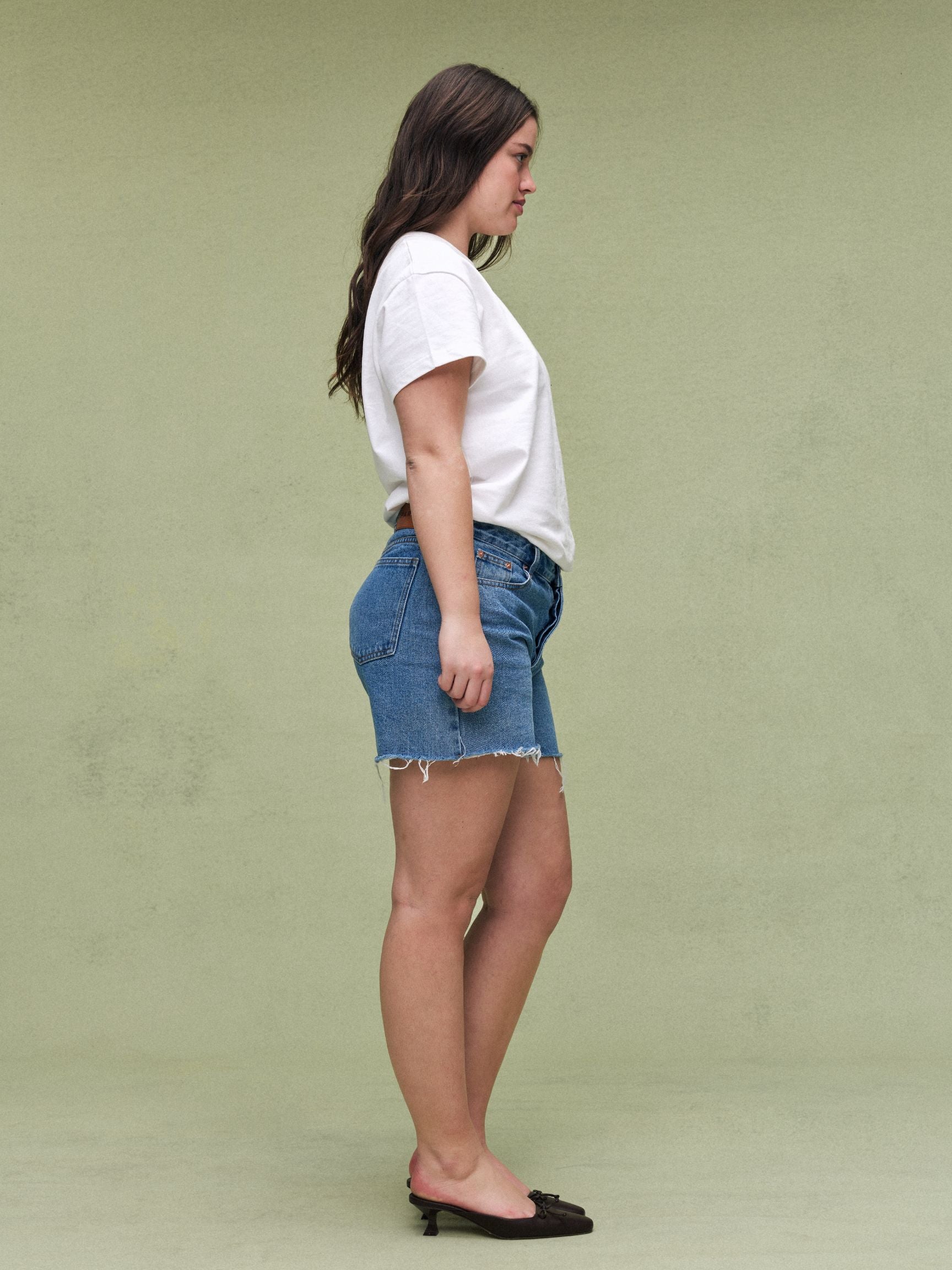 Long Baggy Shorts - Vintage Wash
