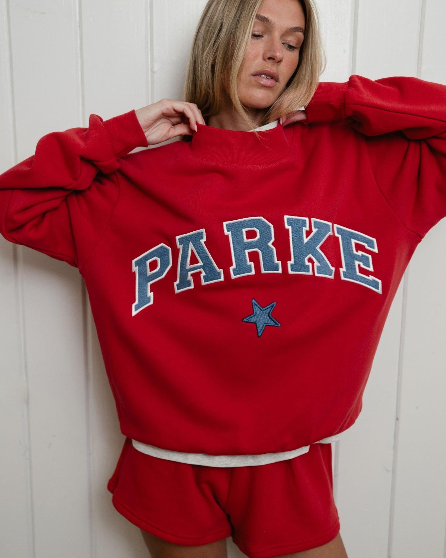Vintage Star Varsity Mockneck - Sail