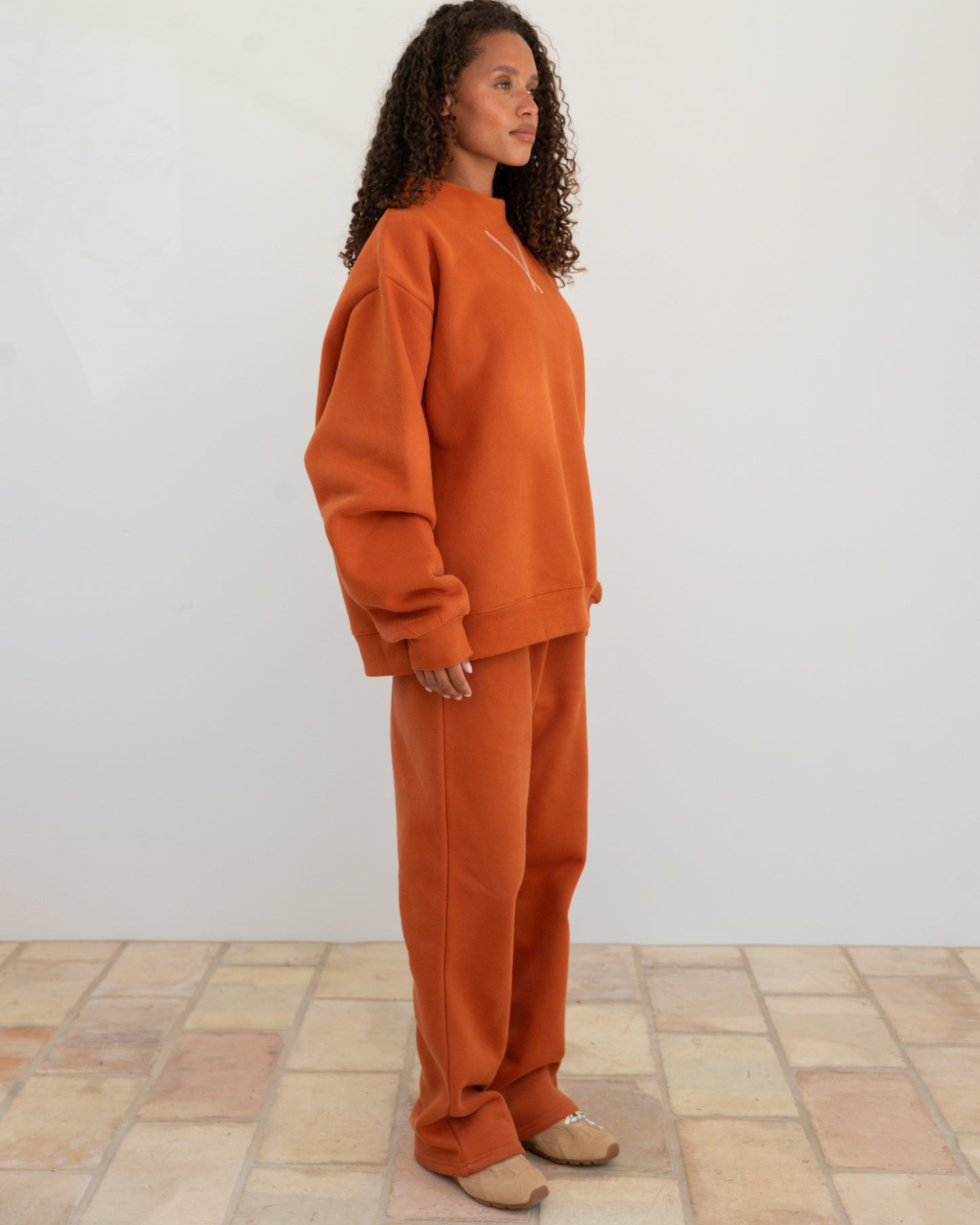 Classic Mockneck - Burnt Orange