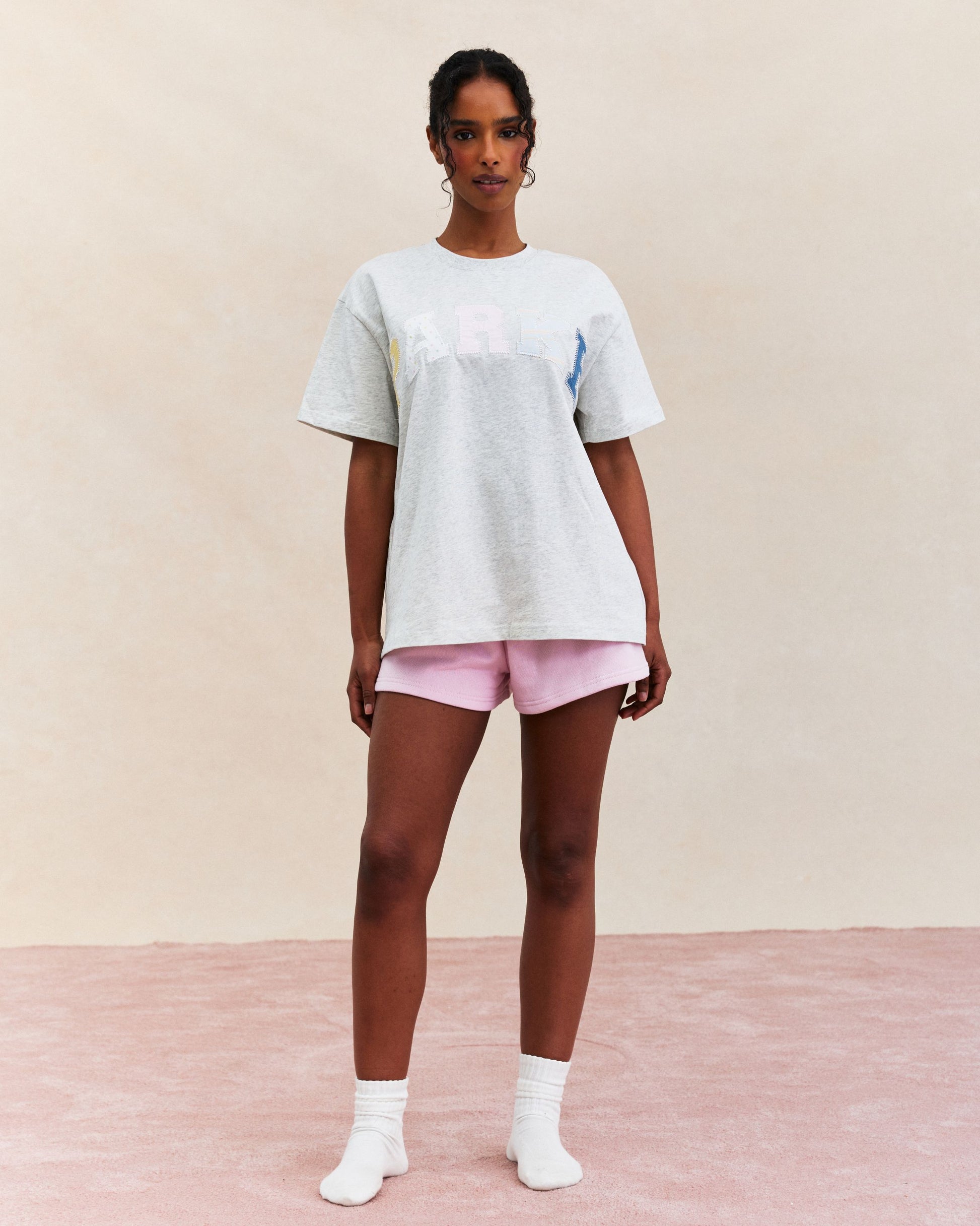Varsity T-Shirt - Heather Grey