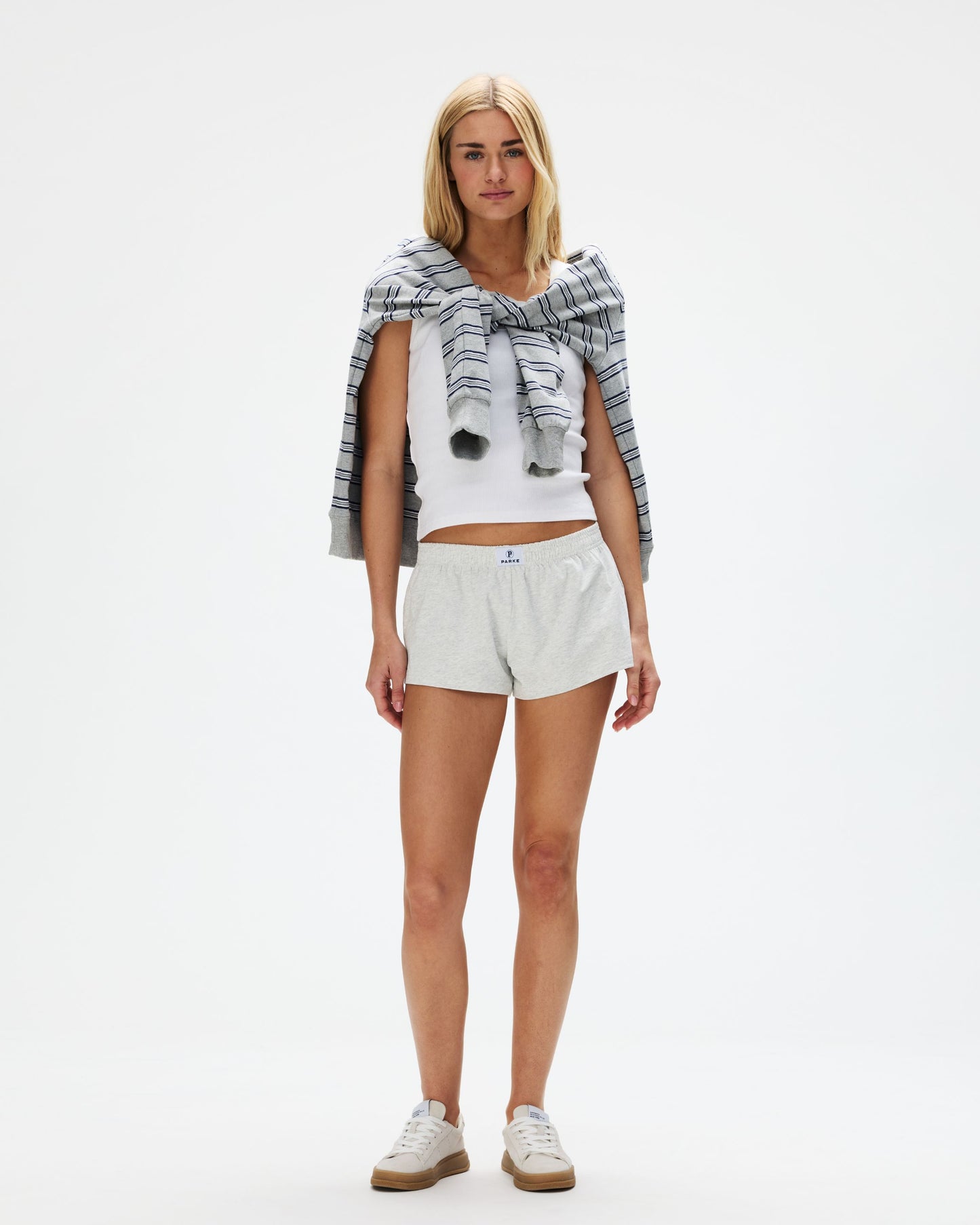 Cotton Boxer Shorts - Classic Grey