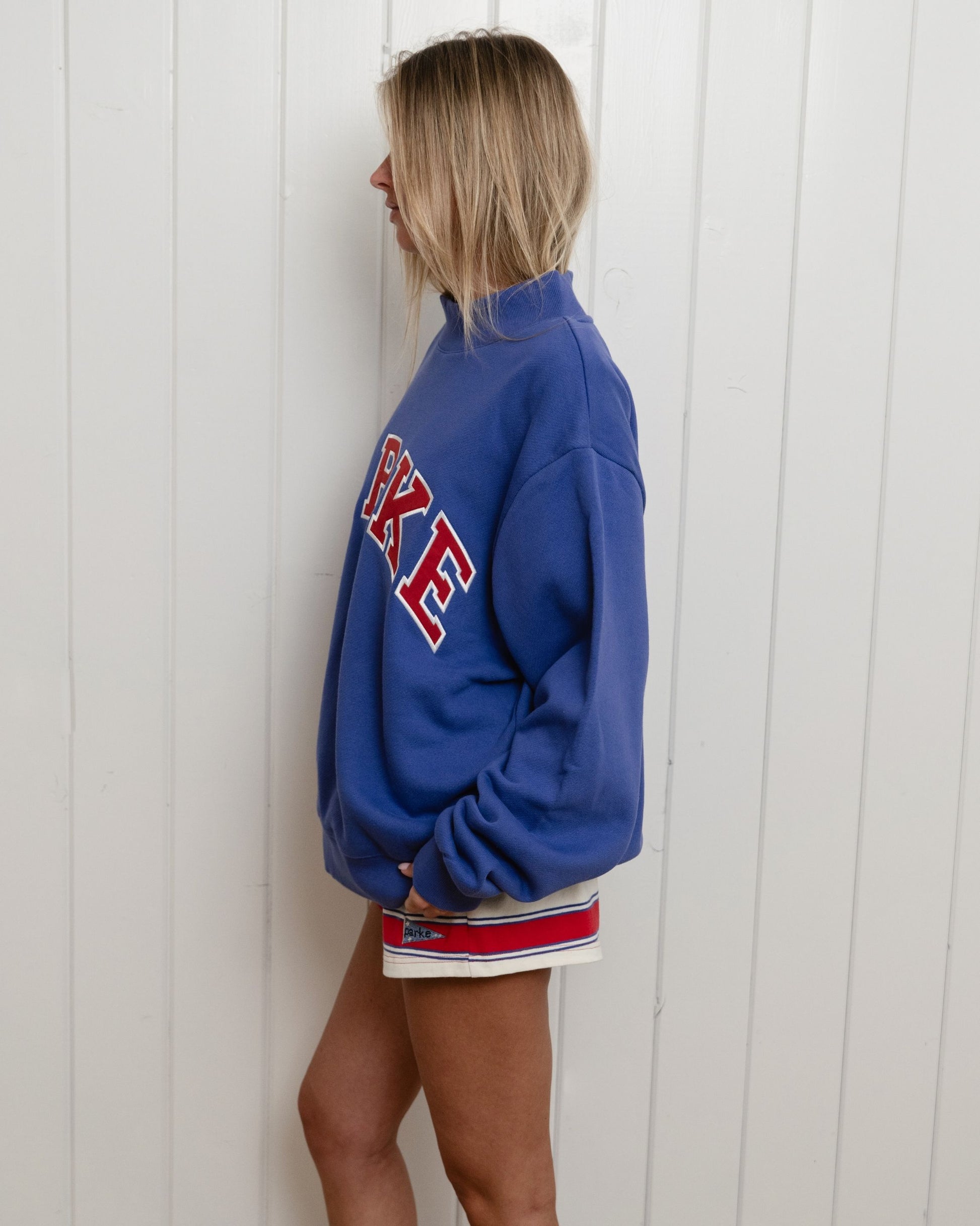 High Tide Varsity Mockneck - Drift + Sail