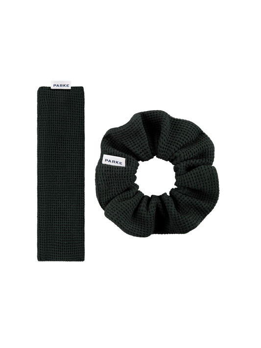 Waffle Hair Set - Forest