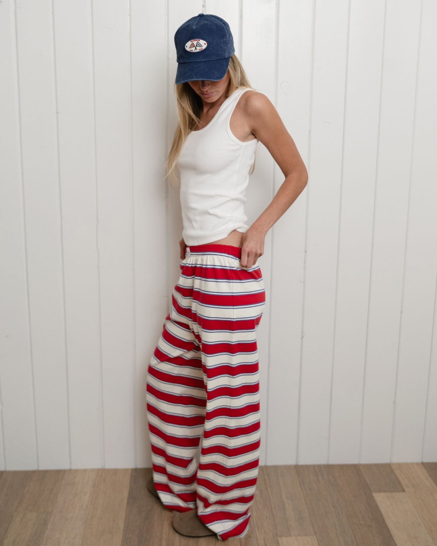Cotton Boxer Pants - Lighthouse Stripe