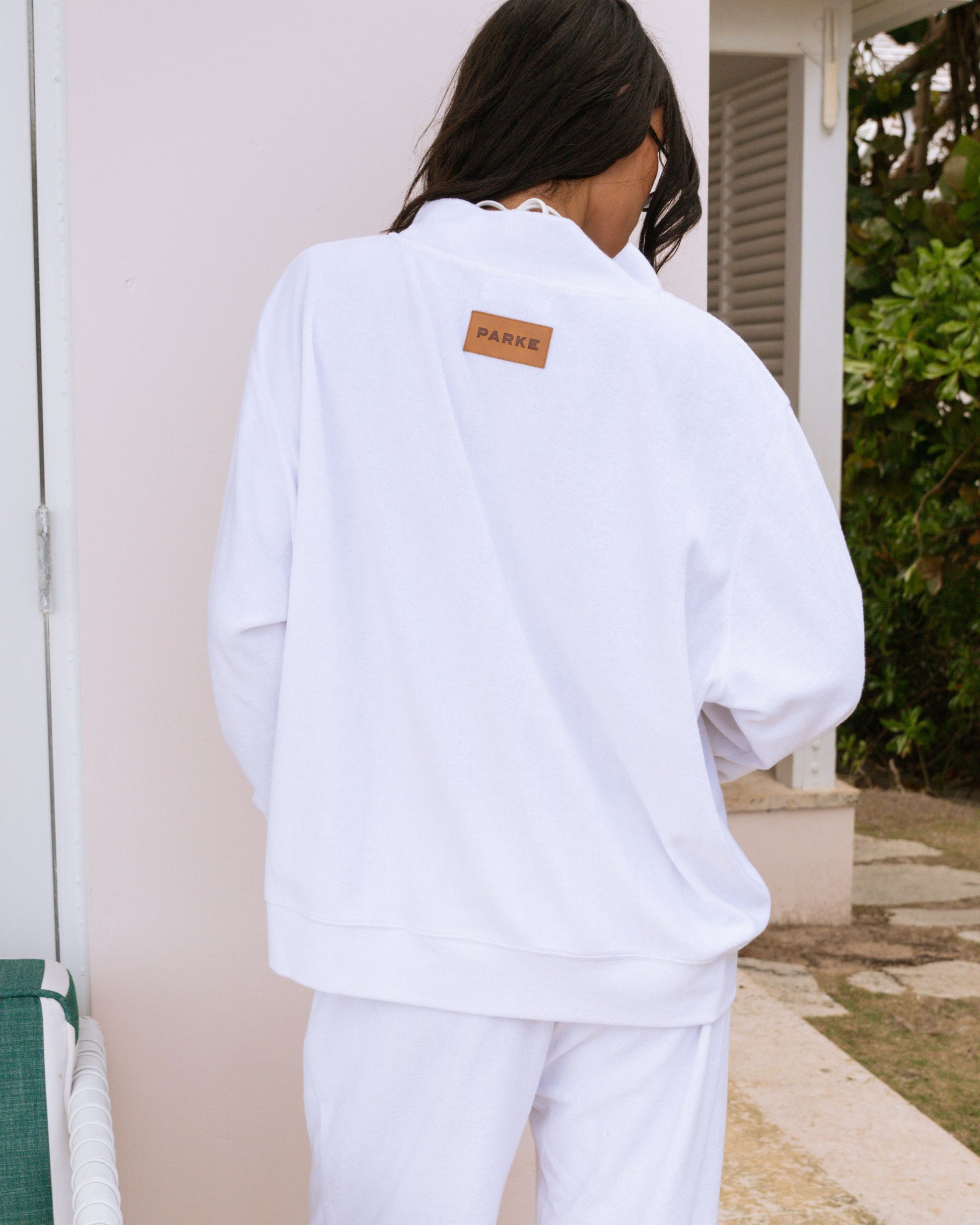 Towel Terry Mockneck - White