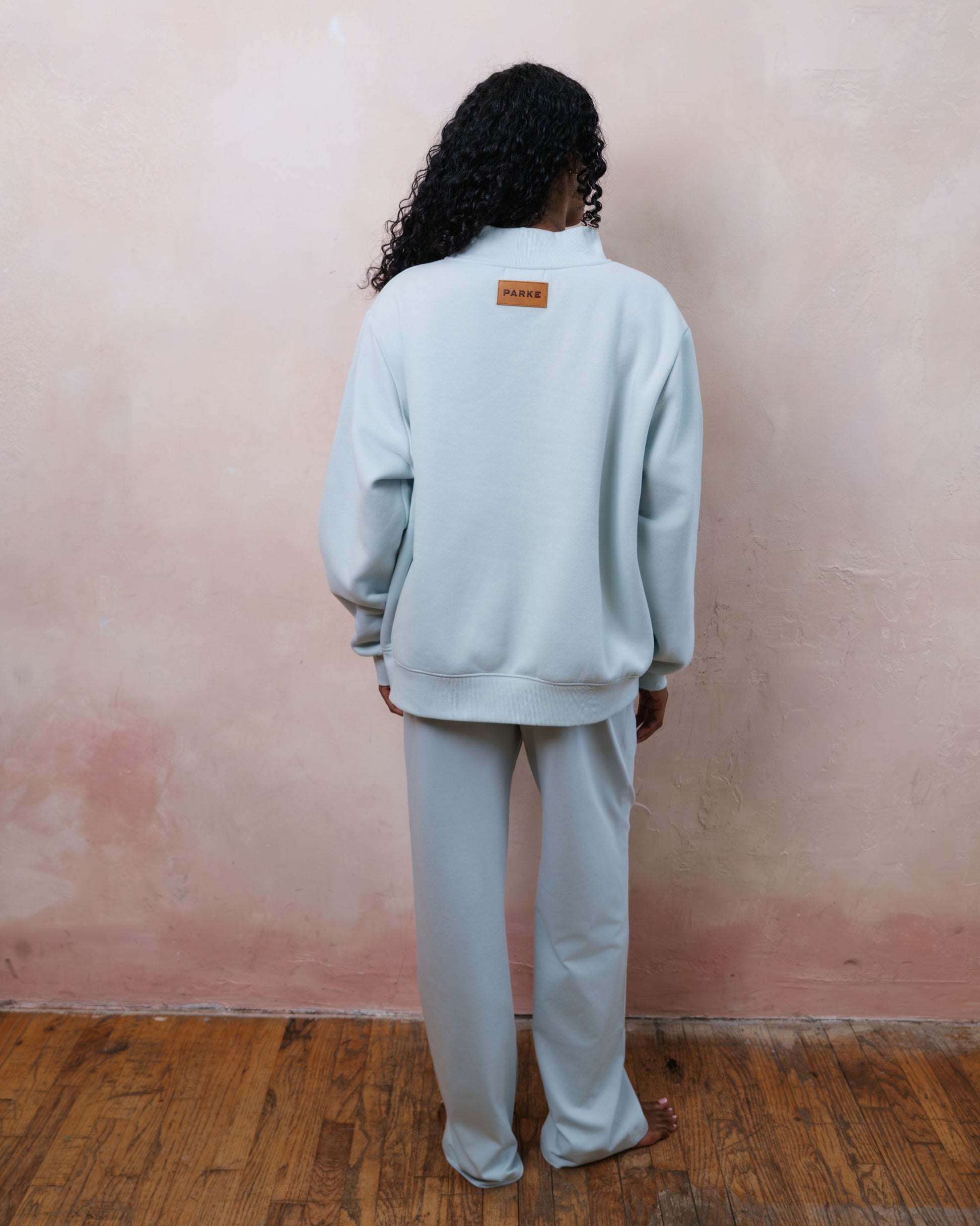 Cotton Boxer Pants - Pale Blue