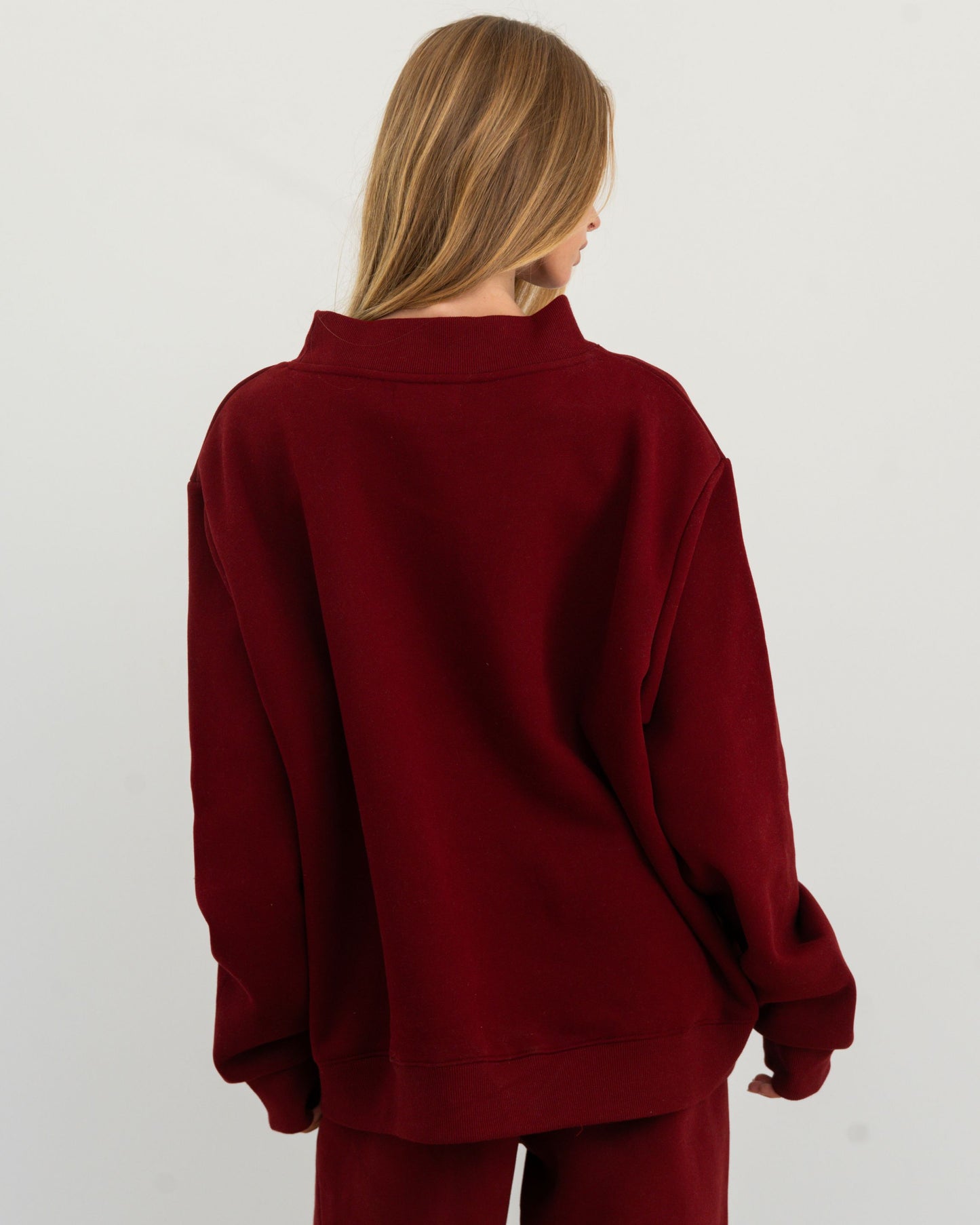 Varsity Mockneck - Maroon